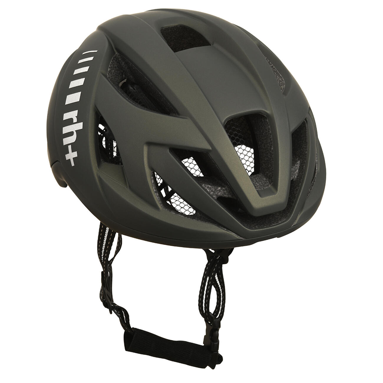 RH+ RH+ Helmet Bike 3in1 Fietshelm MAT OLIJFGROEN METAAL L/XL 4/7