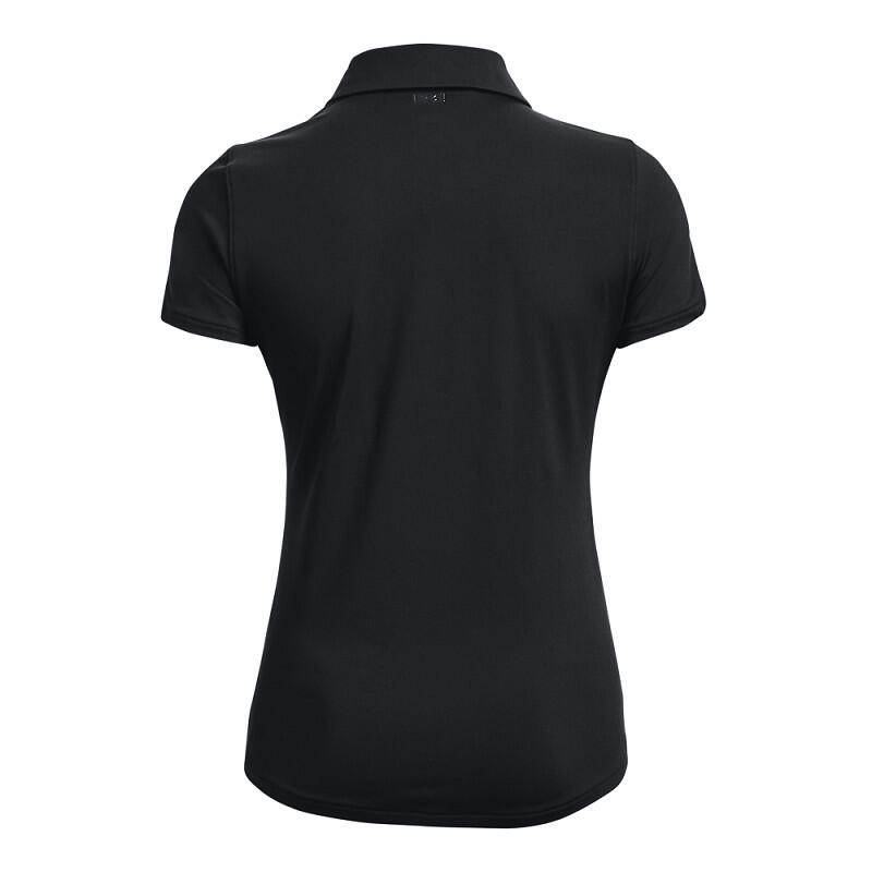 Dames Golfpolo Under Armour Zinger Short Sleeve Midnight Zwart 2/2