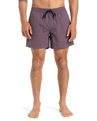 Zwembroek everyday solid volley 15" schwarz heren
