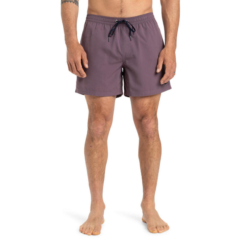 Spodenki boardshort EVERYDAY SOLID VOLLEY 15" Fioletowy Mężczyźni