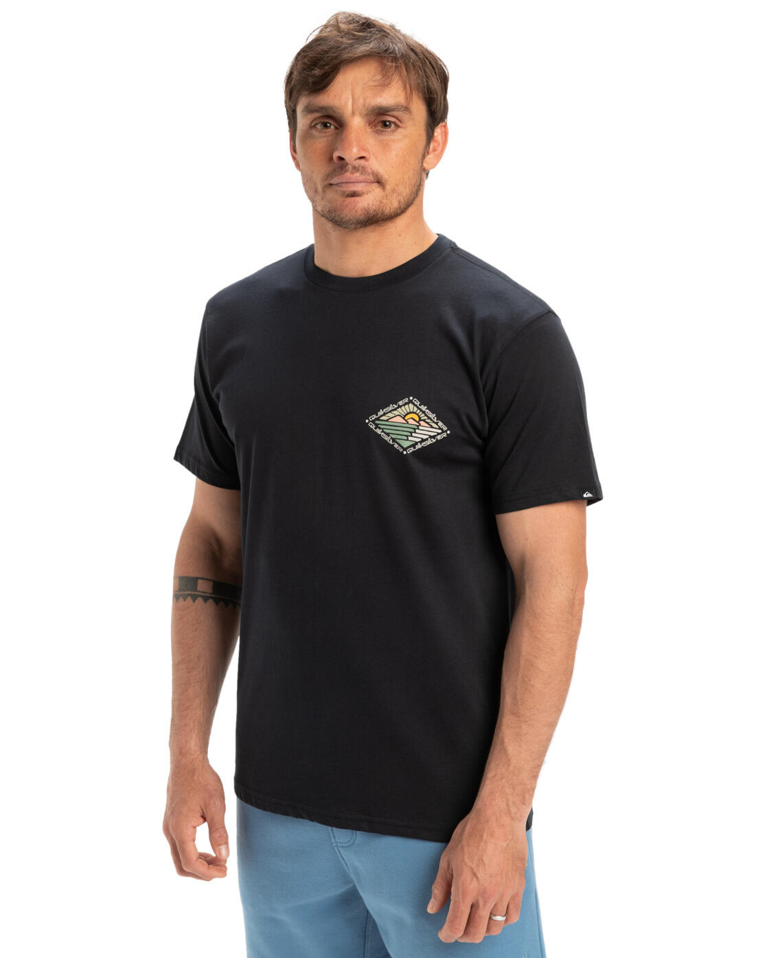T-Shirt EVO FUTURE ISLANDS Schwarz Herren 3/4