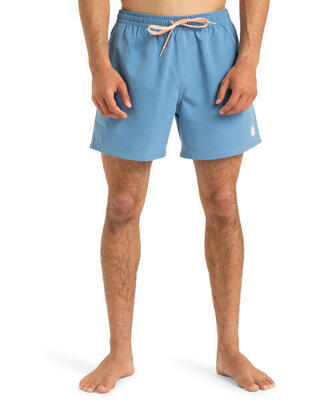 Zwembroek everyday solid volley 15" blau heren