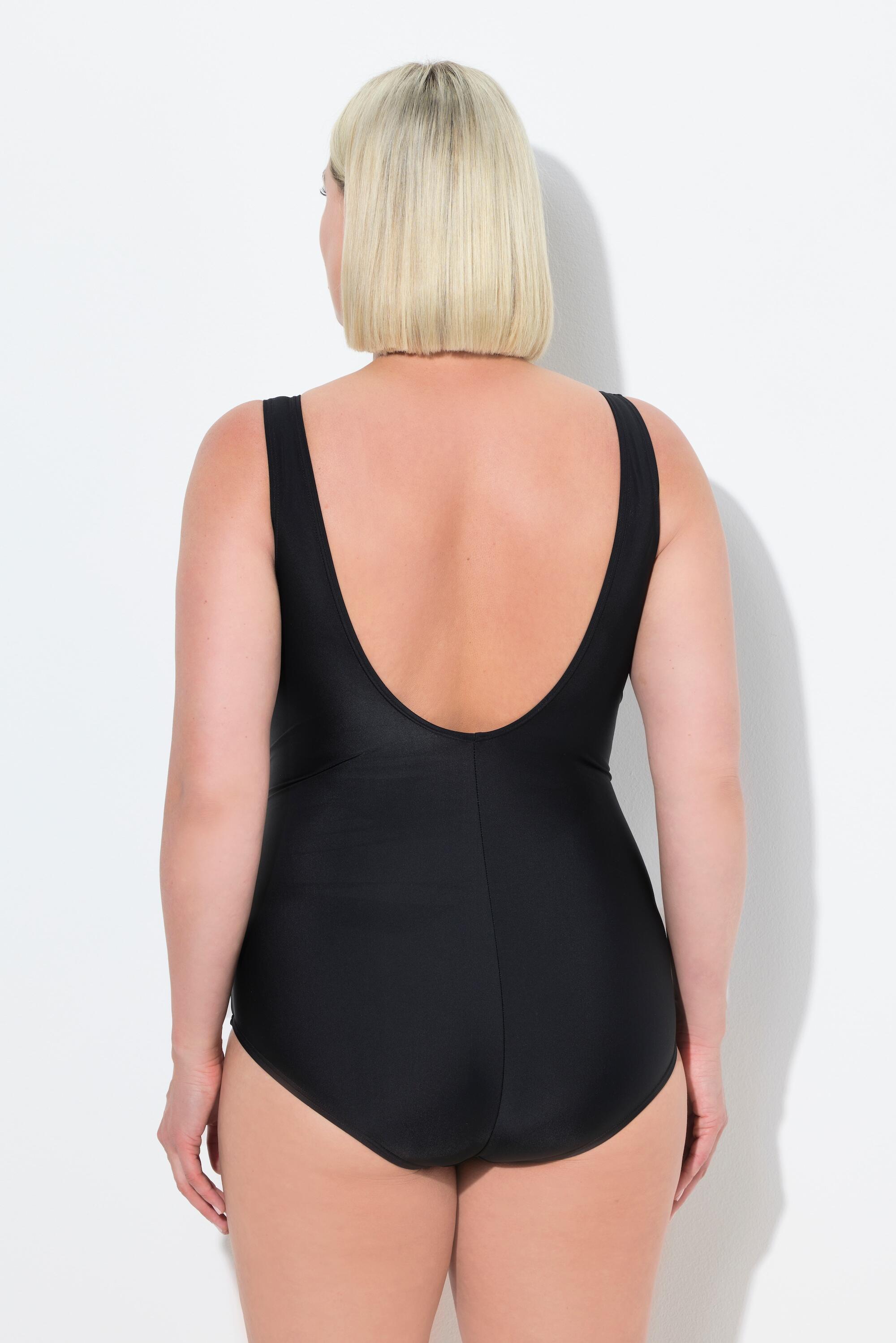 Femme Maillot de bain à bonnets souples effet drapé et motif feuilles 2/7