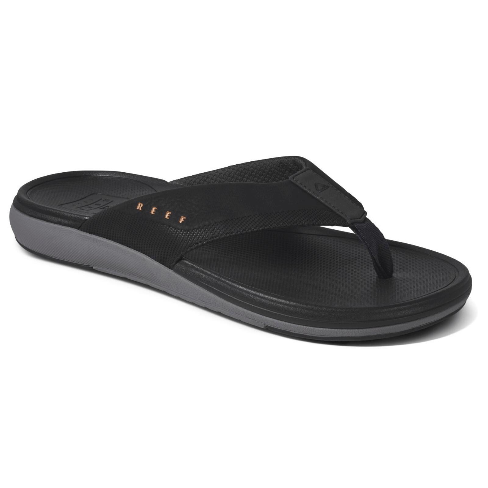 REEF Reef Cushion Norte Flip Flops-Dark Grey