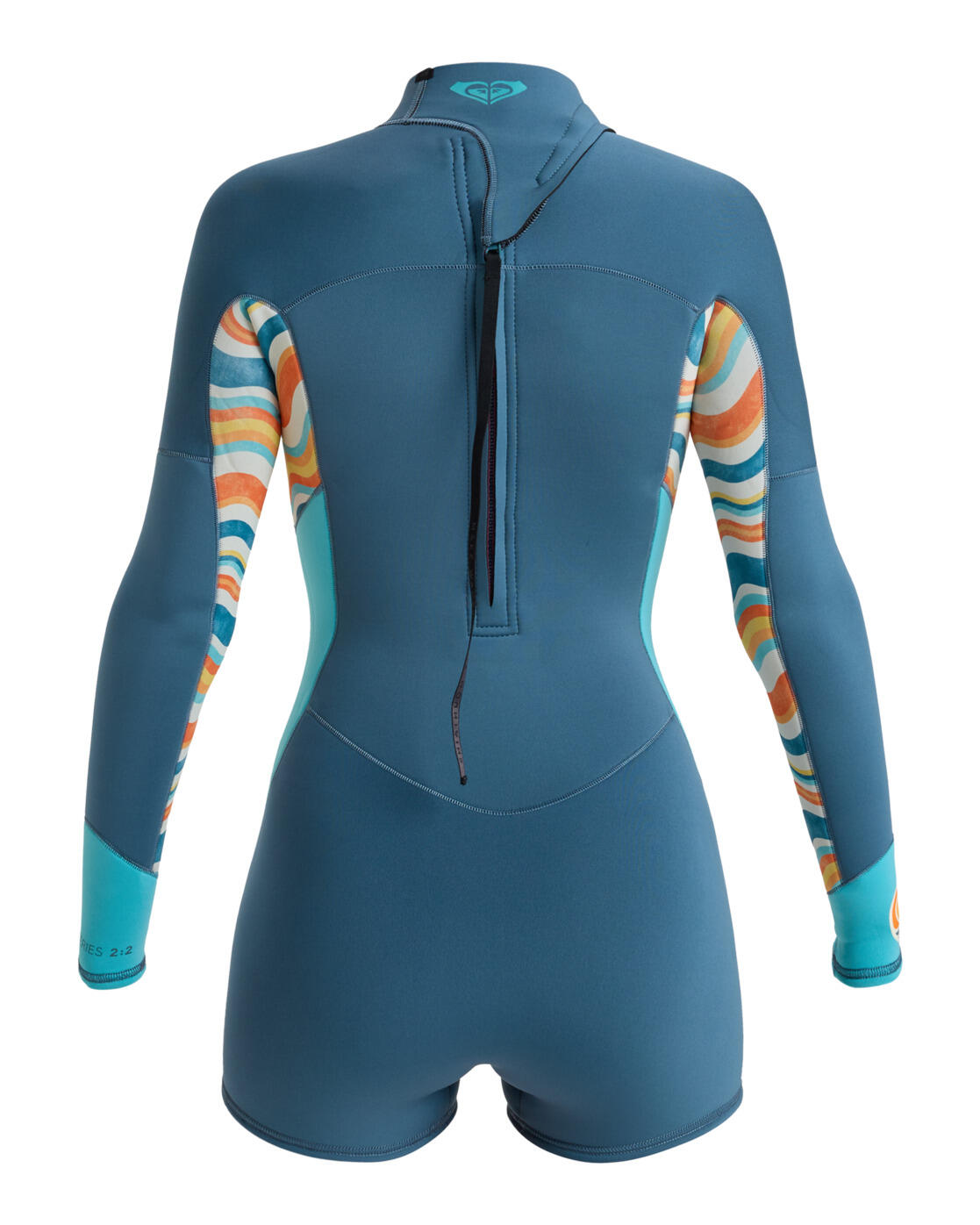 Traje de Surf de Primavera con Manga Larga 2MM SWELL SERIES Azul Mujer 2/4