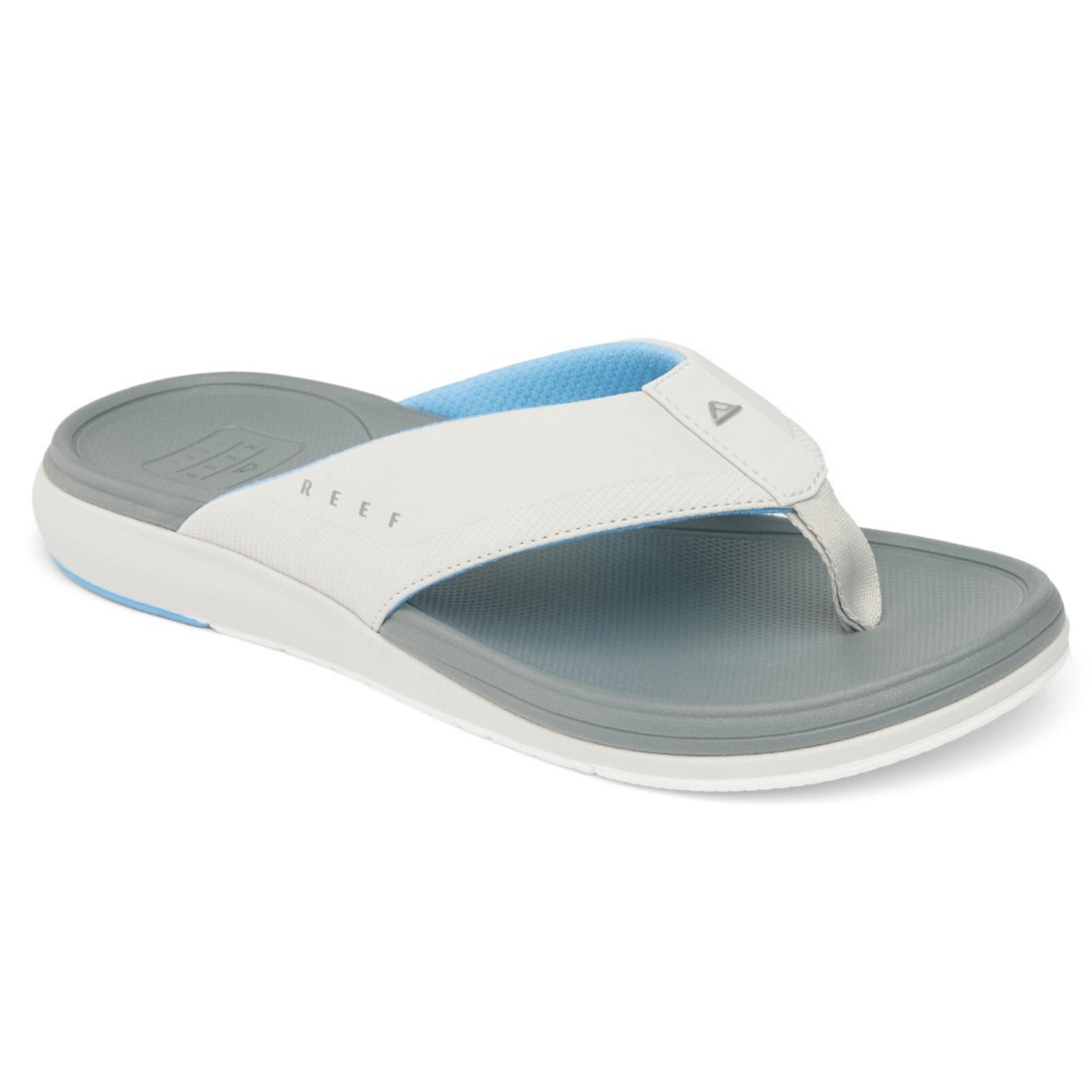 REEF Reef Cushion Norte Flip Flops-Grey/Grey/Blue