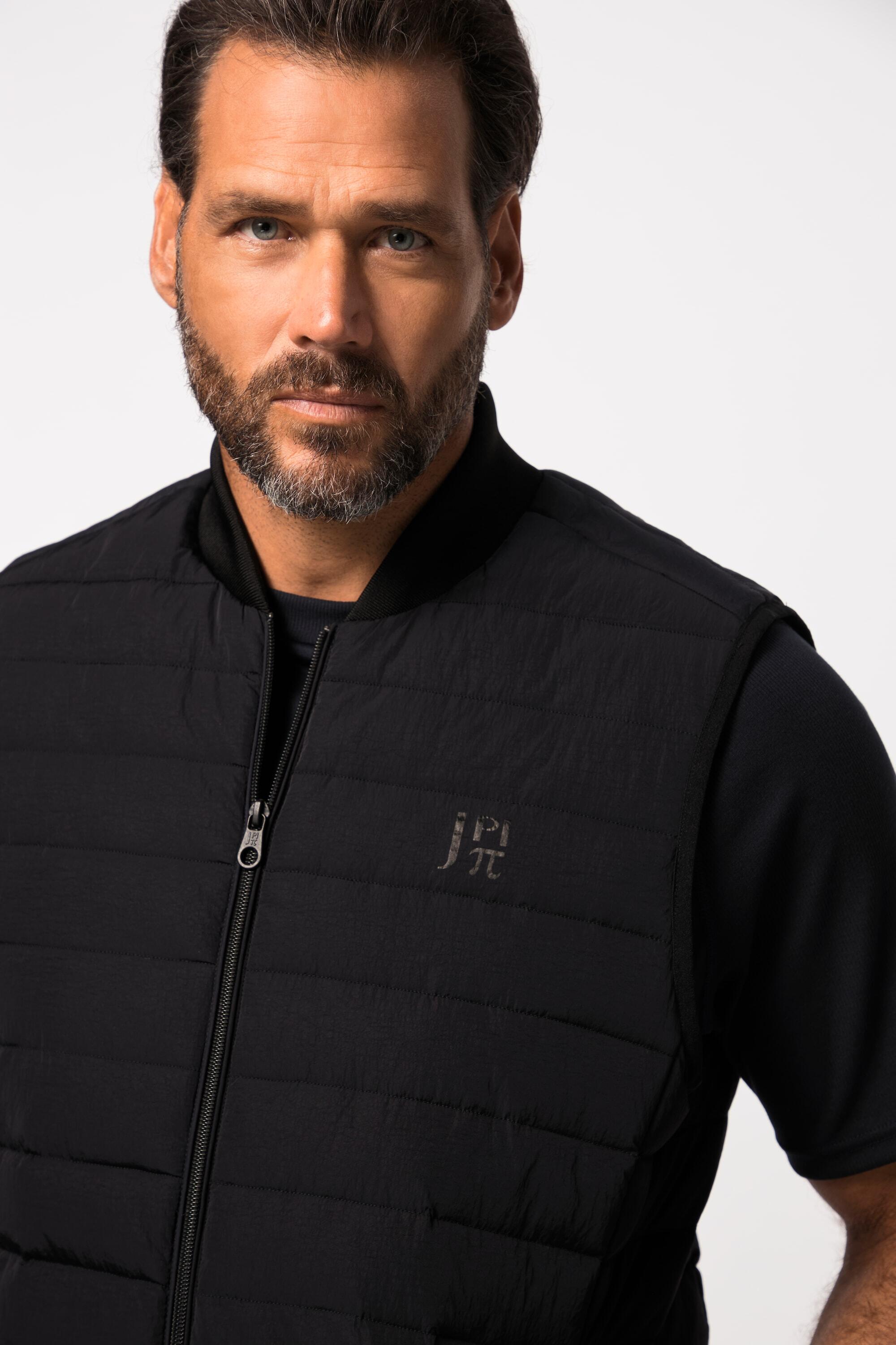 Hommes Gilet matelassé spécial golf. Col esprit blouson teddy américain. 3/6
