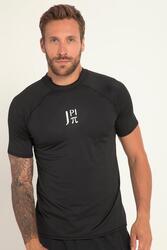 Hommes T-shirt de surf. Manches courtes et col montant. Protection UV