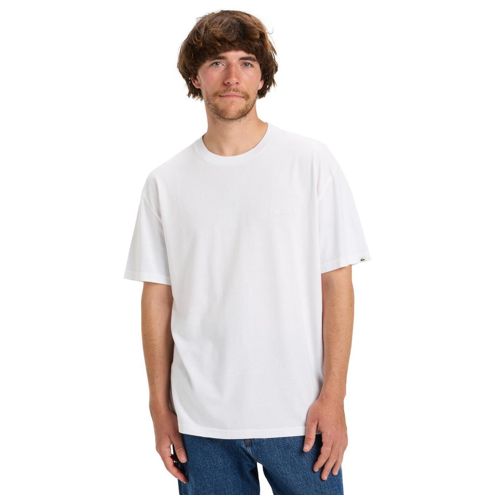 Quiksilver - T-shirt À Manches Courtes Salt Water Blanc Homme - T-shirt Manches Courtes - Blanc - Decathlon