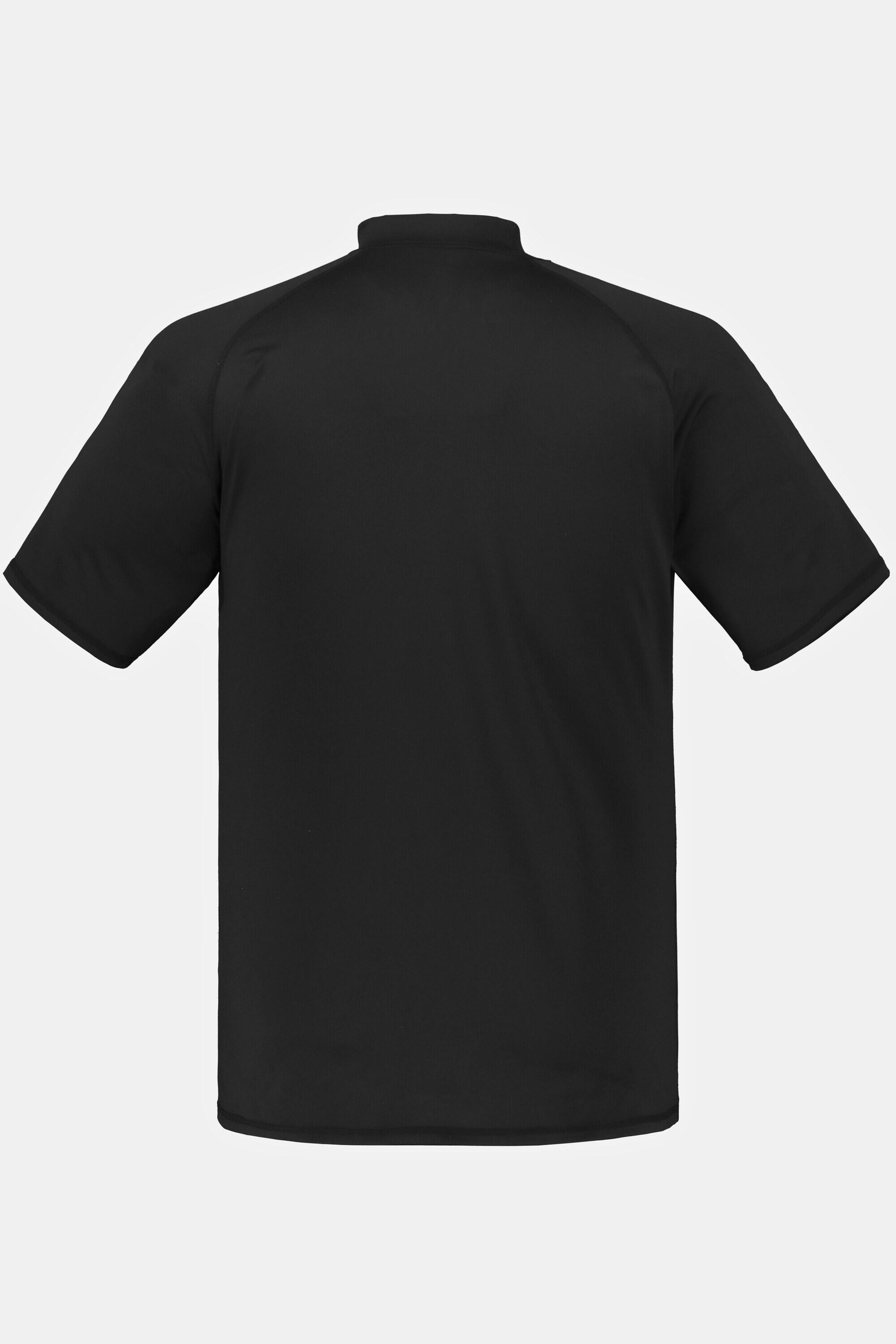 Heren Zwemmersshirt korte mouwen opstaande kraag UV-bescherming 11/13