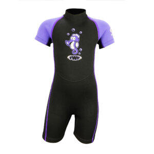 TWF INTERNATIONAL LTD TWF Pirate and Seahorse 2mm Kids Summer Shorty Wetsuit