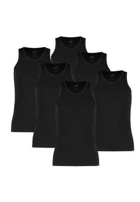 6er Pack Puma Basic Tank Top Men Herren Unterhemd Rundhals