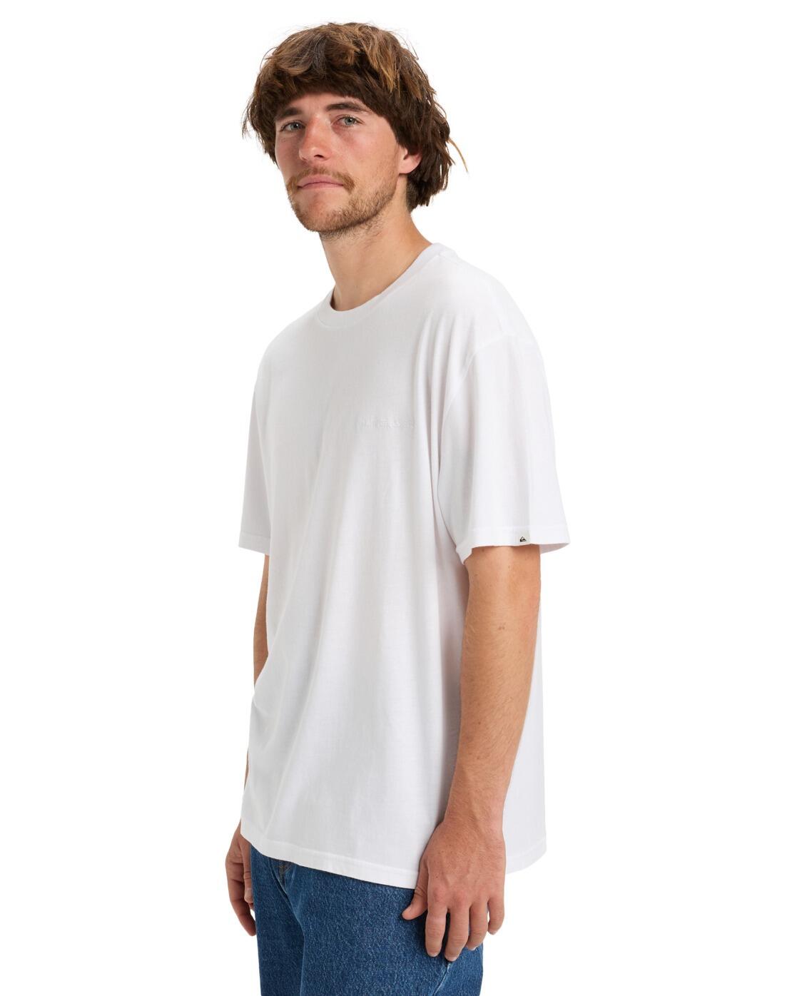 T-shirt à manches courtes SALT WATER Blanc Homme 3/4