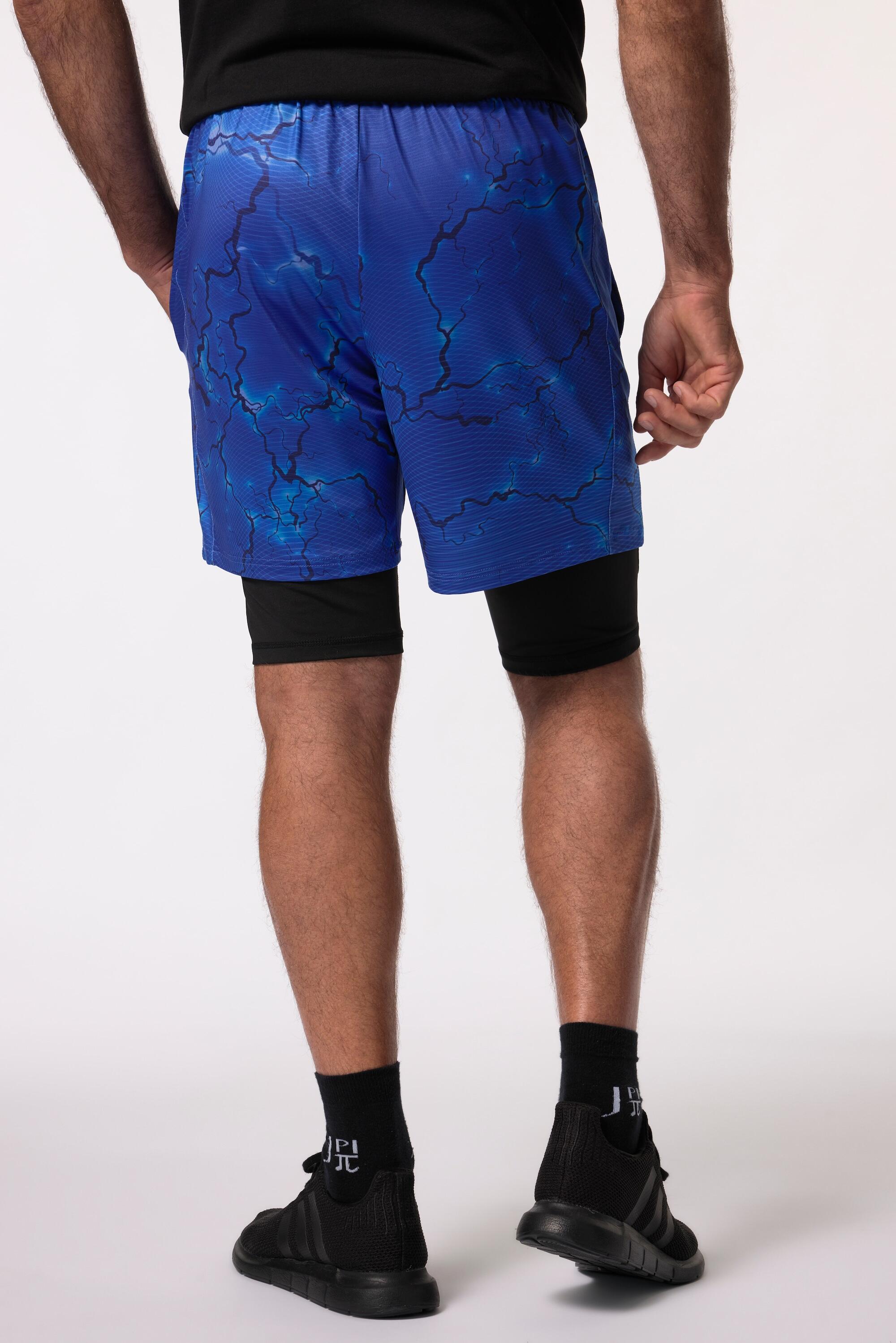 Hommes Bermuda technique Iron Anvil collection Fitness Quickdry imprimé all-over 2/7