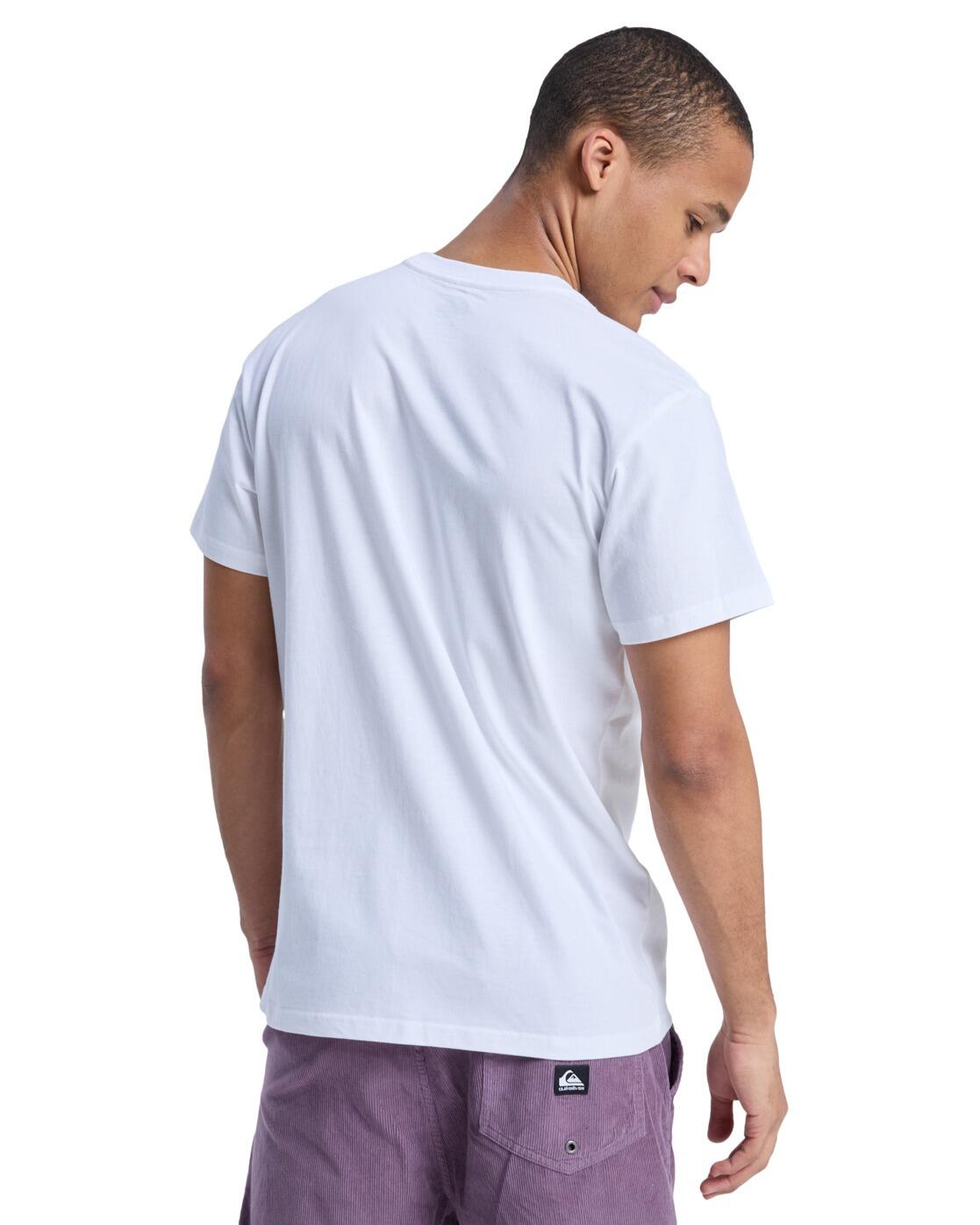 T-shirt à manches courtes EV MINI LOGO Blanc Homme 2/4