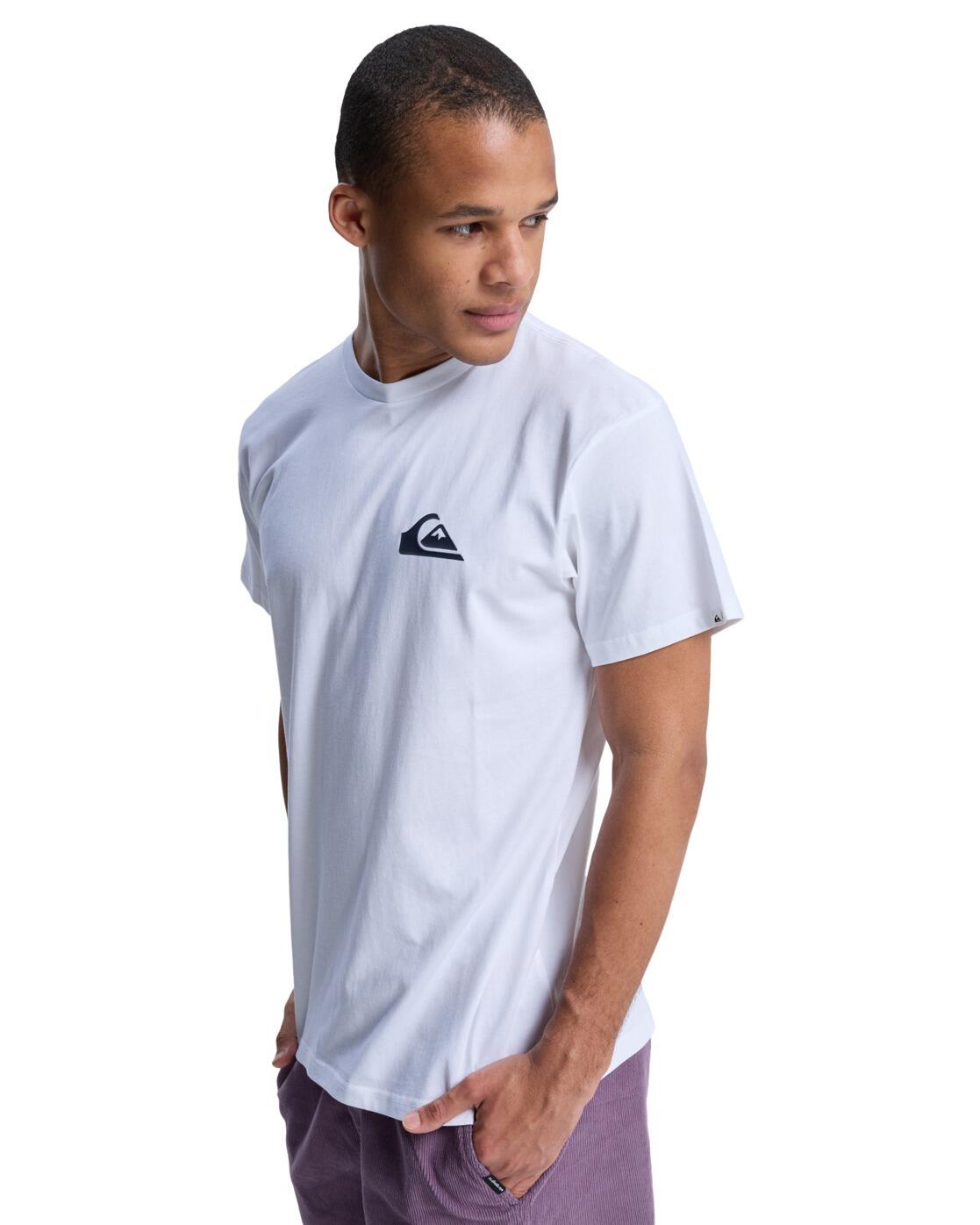 T-shirt à manches courtes EV MINI LOGO Blanc Homme 3/4