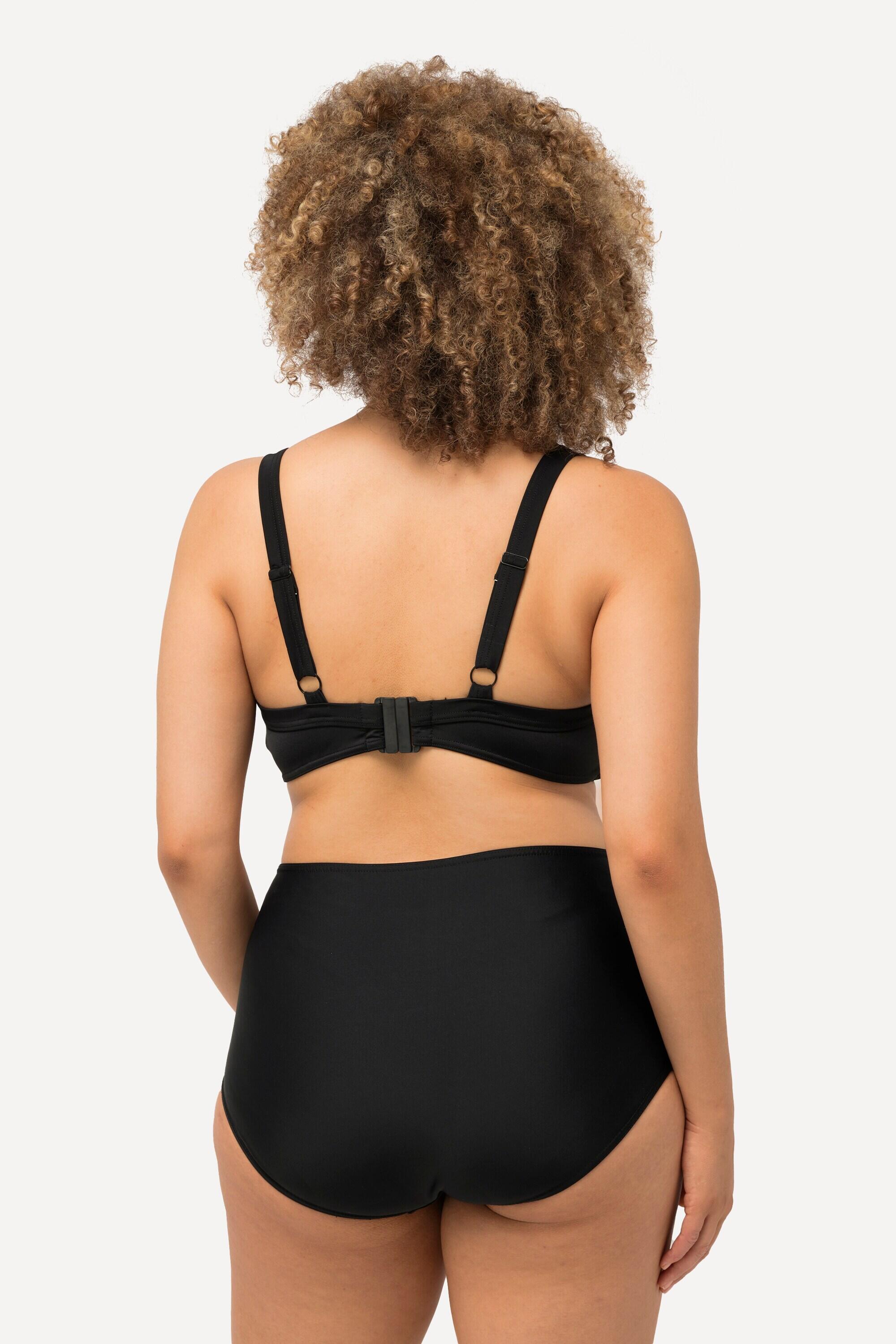 Femme Haut de bikini drapé bonnets souples bretelles réglables 2/6