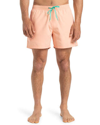 Zwembroek everyday solid volley 15" rosa heren