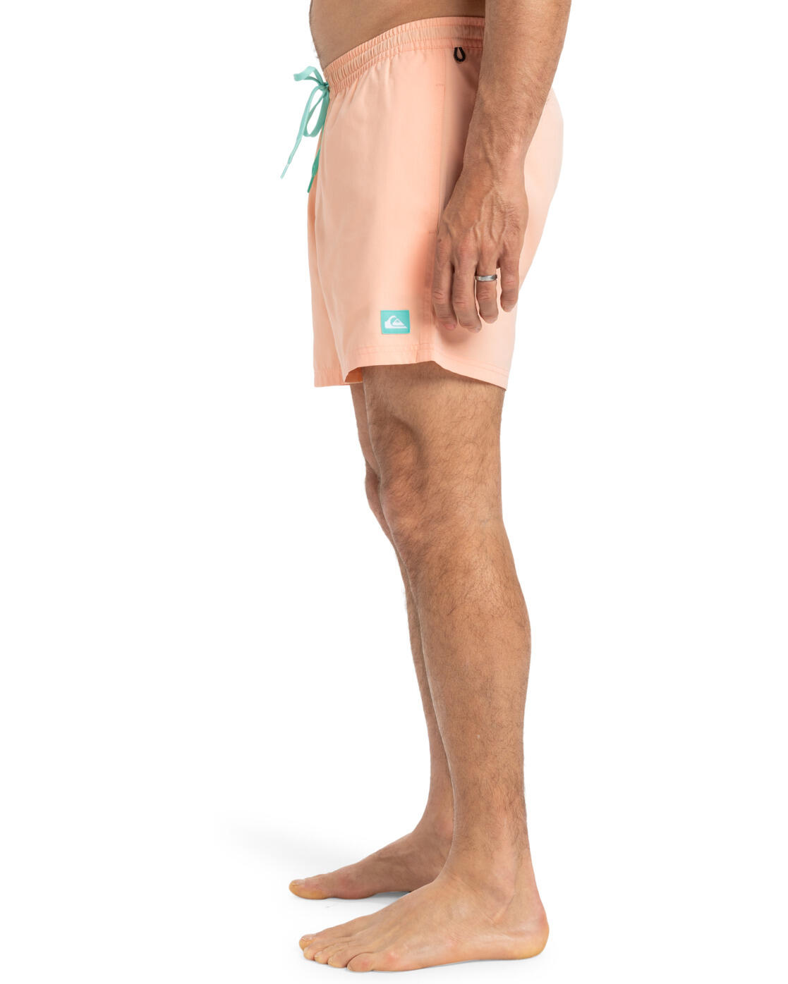 Short de bain EVERYDAY SOLID VOLLEY 15" Rose Homme 3/4