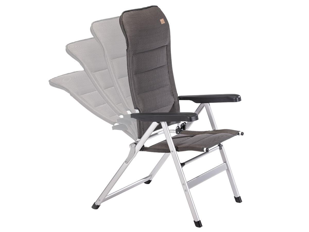 Tweedehands - Campingstoel Lepola - aluminium, opvouwbaar,verstelbare rugleuning 5/7