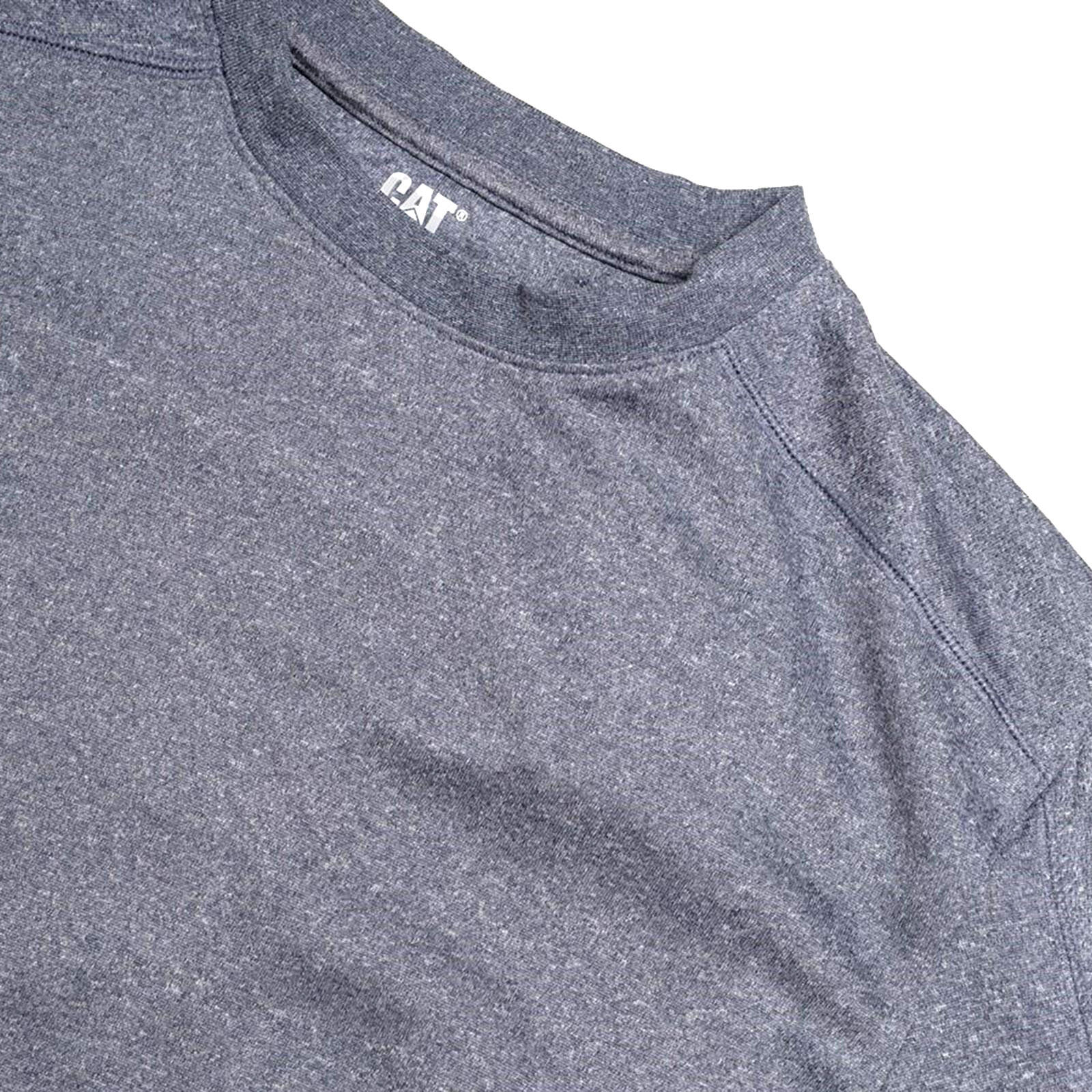 Caterpillar Coolmax Long Sleeve Tee Eclipse Heather Small 5/5