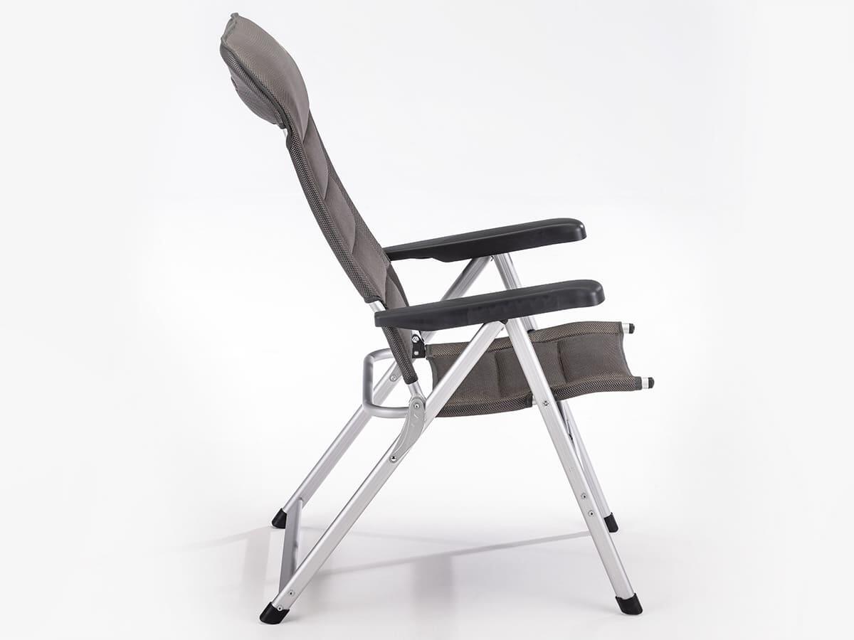 Tweedehands - Campingstoel Lepola - aluminium, opvouwbaar,verstelbare rugleuning 2/7
