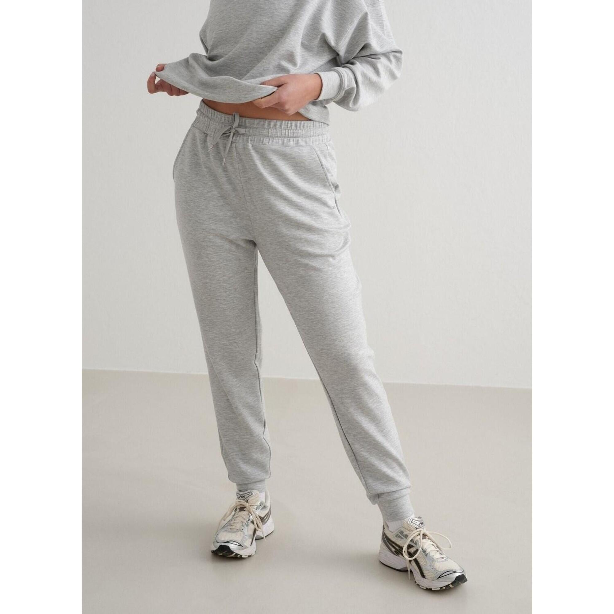 Aim'n - Femme Pantalon De Survêtement Respirant Gris Clair - Pantalons - Gris - Decathlon