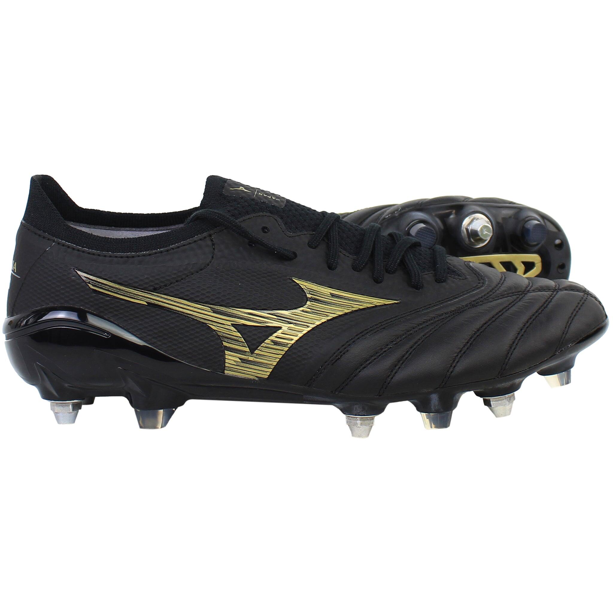 Buty piłkarskie Mizuno Morelia Neo IV Beta SG black/gold/black 4/7