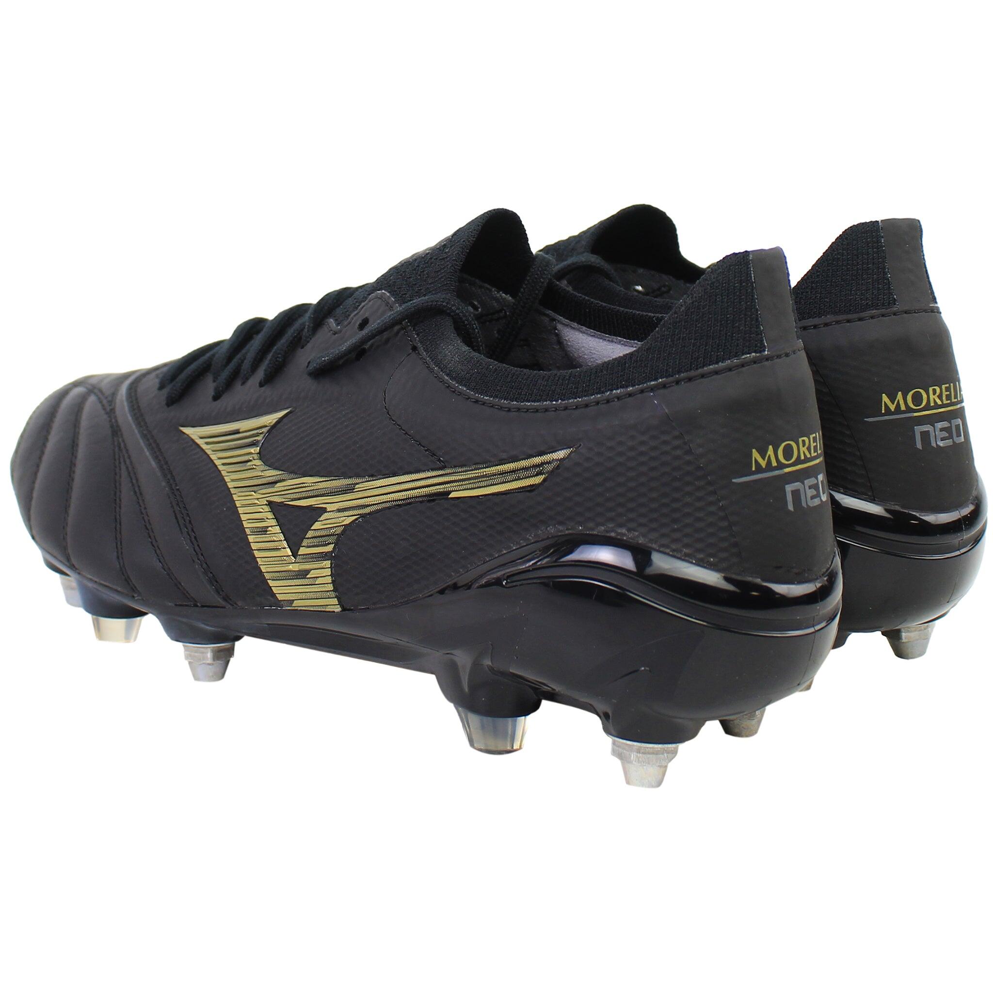 Buty piłkarskie Mizuno Morelia Neo IV Beta SG black/gold/black 3/7