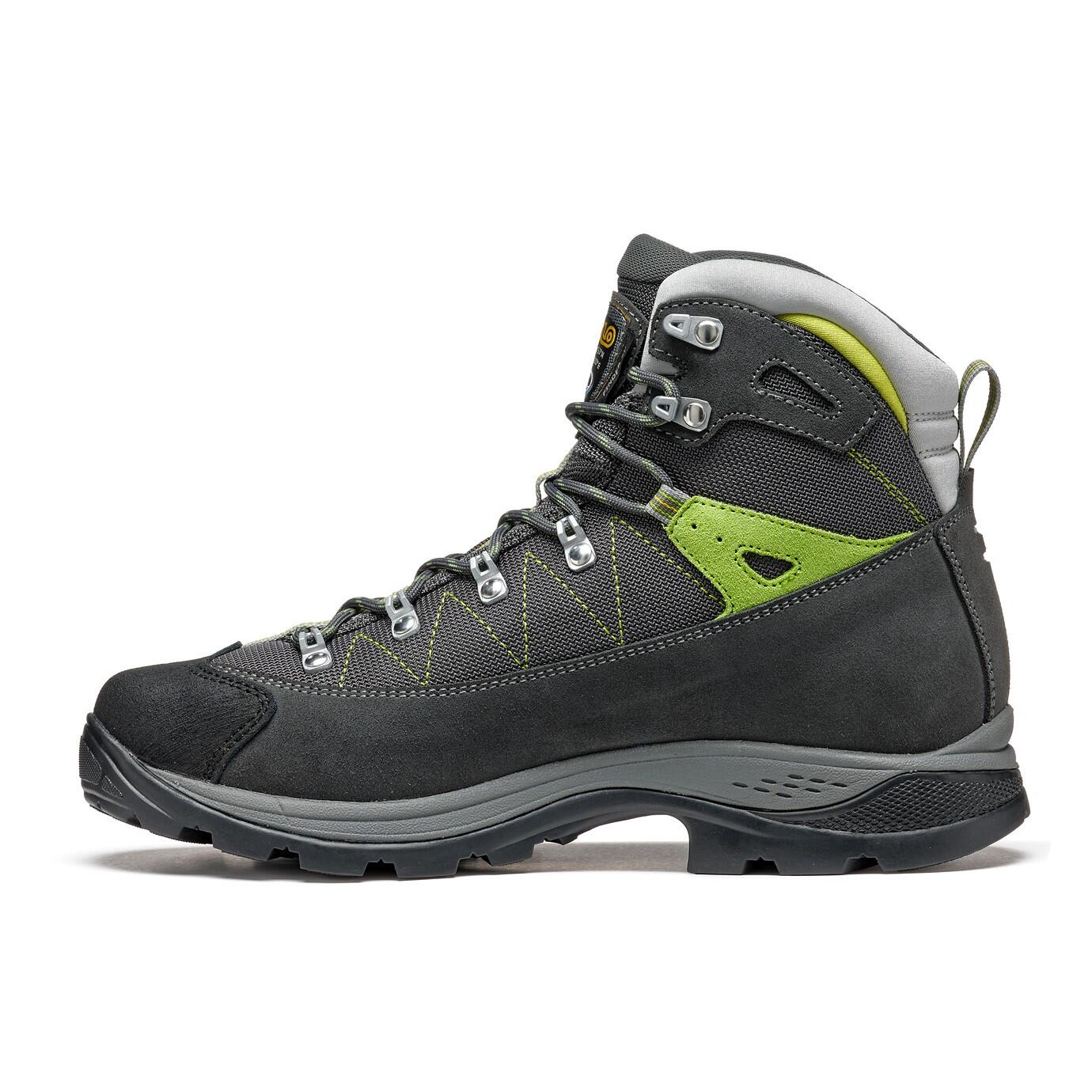 Asolo Finder GV Walking Boots-Graphite/Green Lime 4/7