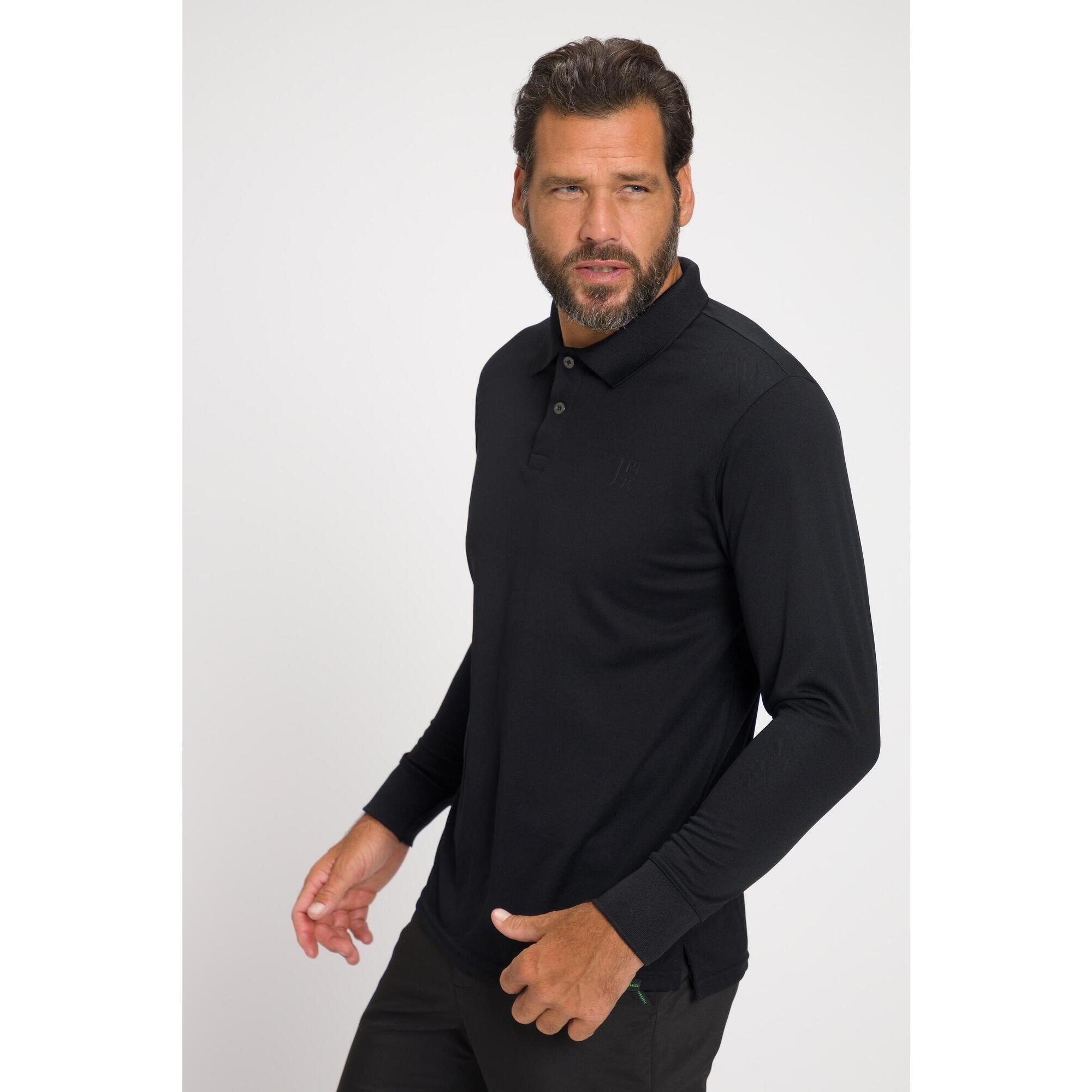 Jay-pi - Hommes Polo Manches Longues Spécial Golf - Polo Manches Longues - Noir - Decathlon