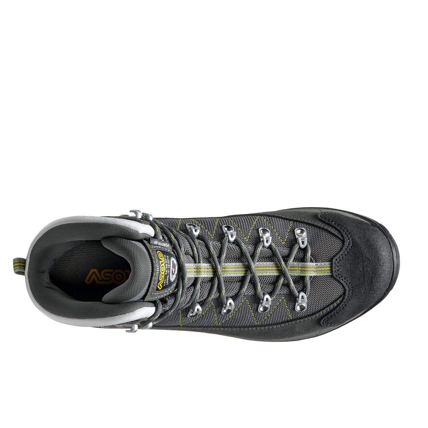 Asolo Finder GV Walking Boots-Graphite/Green Lime 7/7