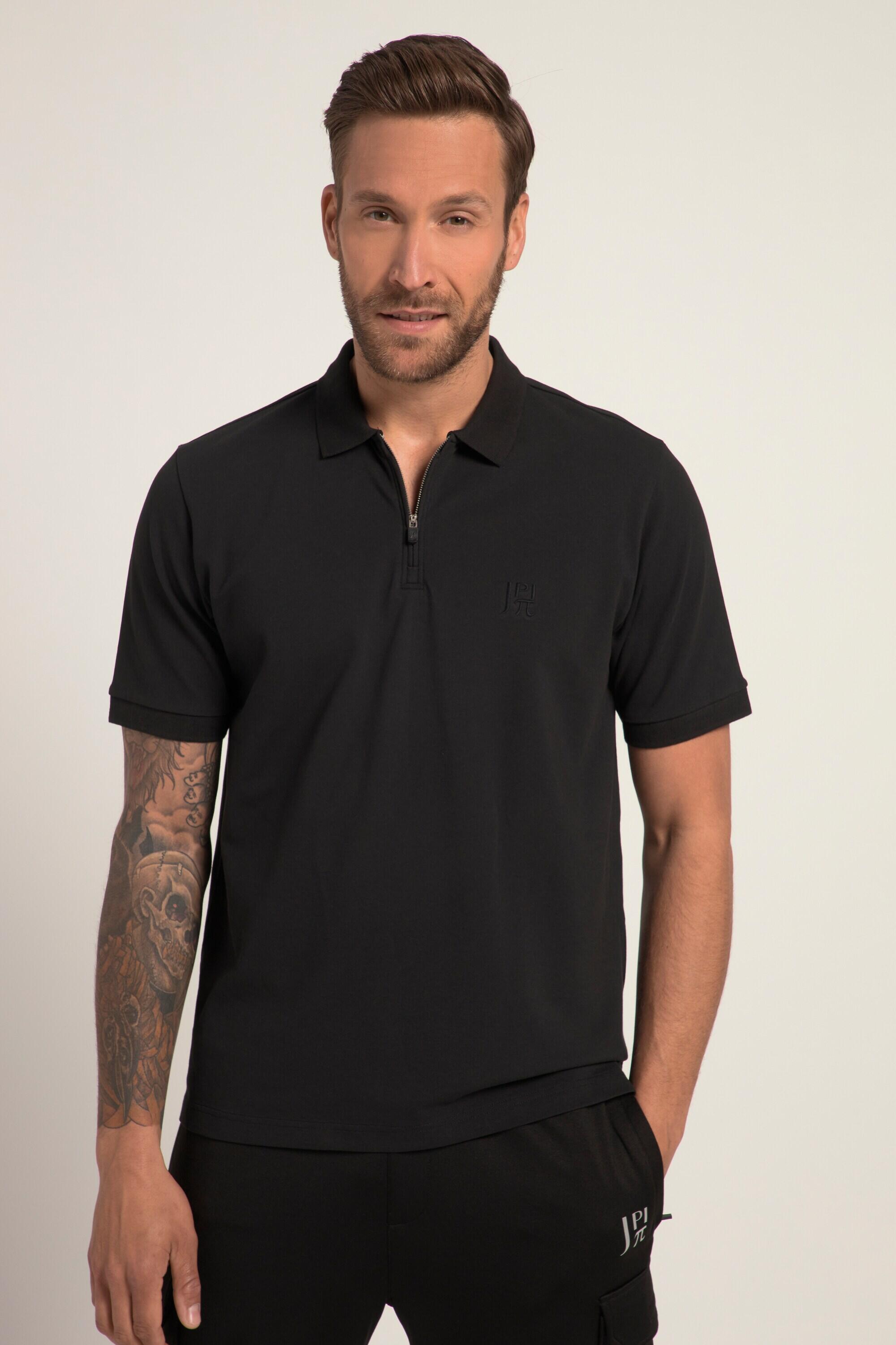 JAY-PI Men's JAY-PI FLEXNAMIC® Piqué Polo Black 95% Cotton Short Sleeve