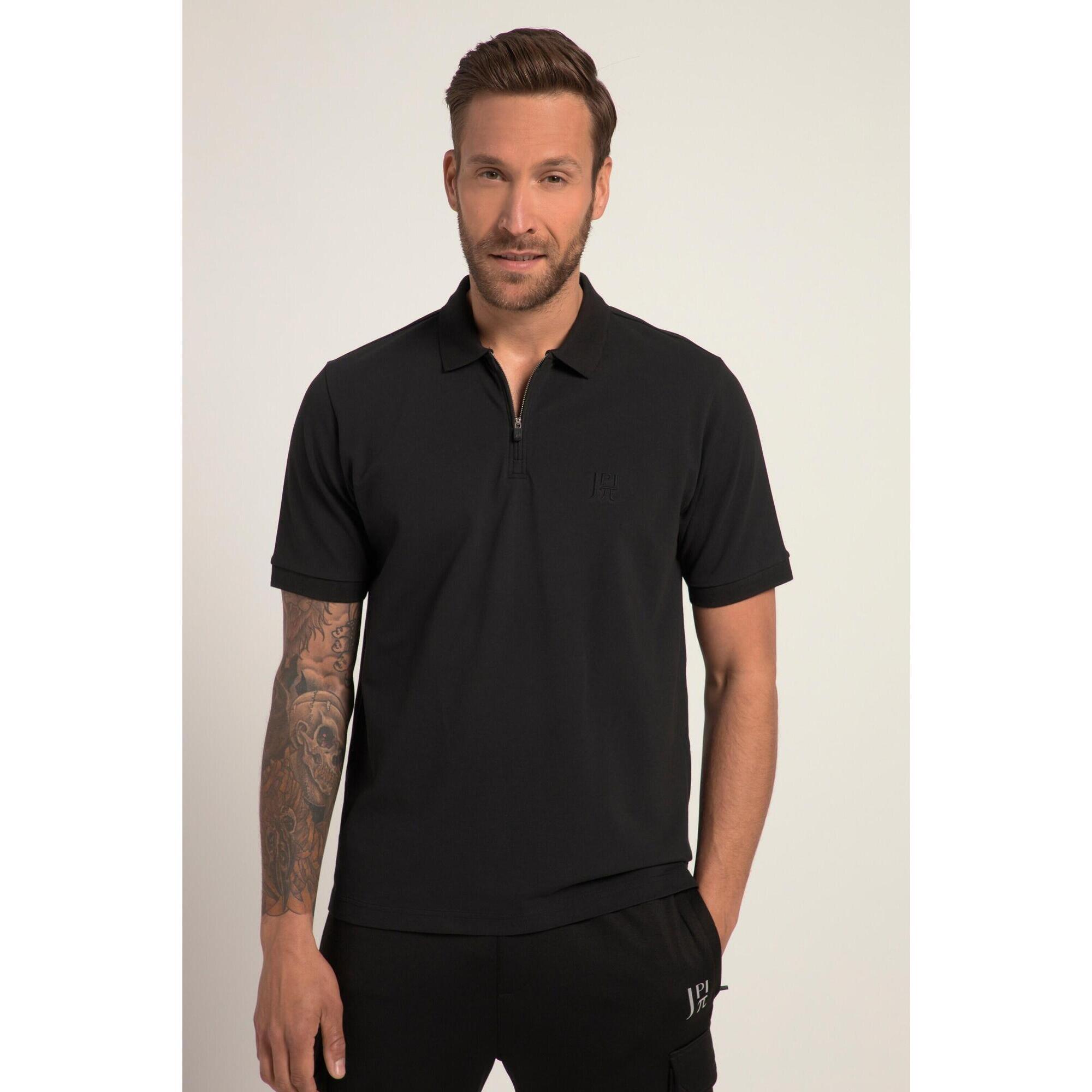 Jay-pi - Hommes Polo Outdoor En Piqué Manches Courtes Et Finition Flexnamic® - Polo Manches Longues - Noir - Decathlon