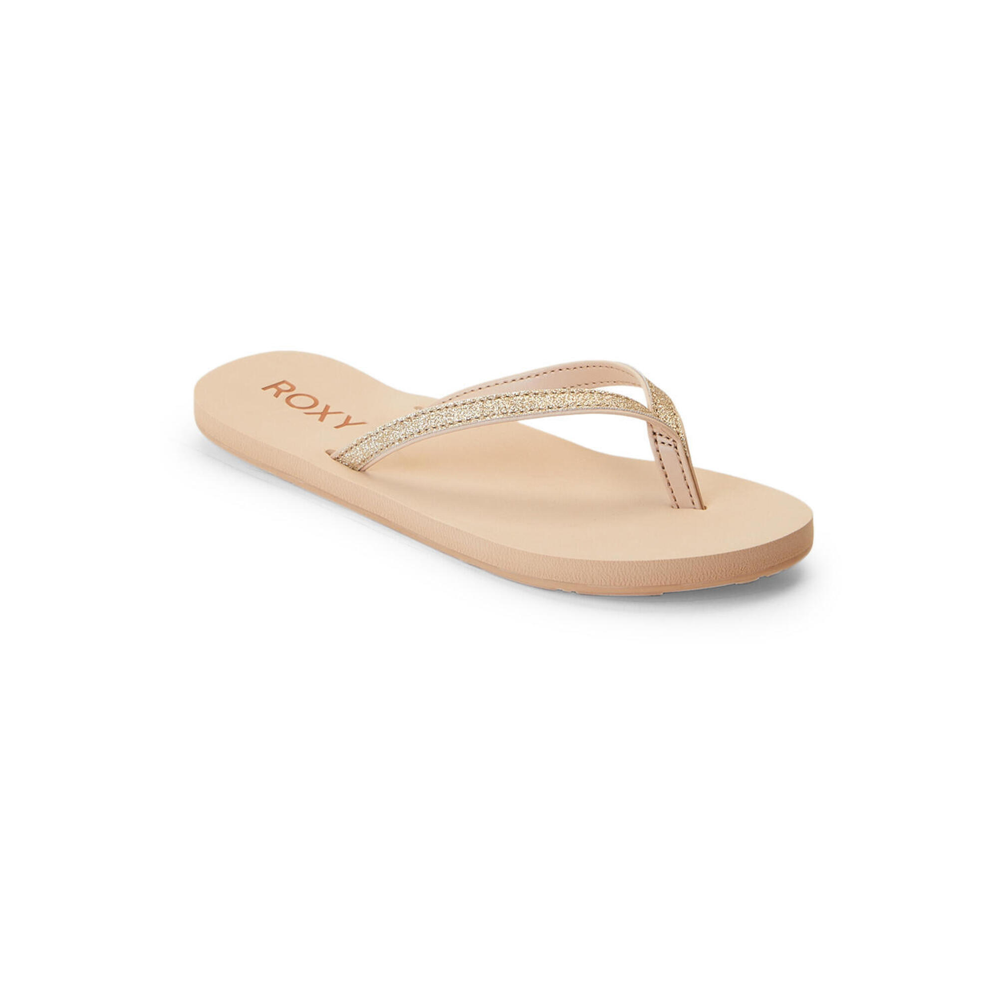 Roxy - Tongs Napili Beige Femme - Tongs - Beige - Decathlon