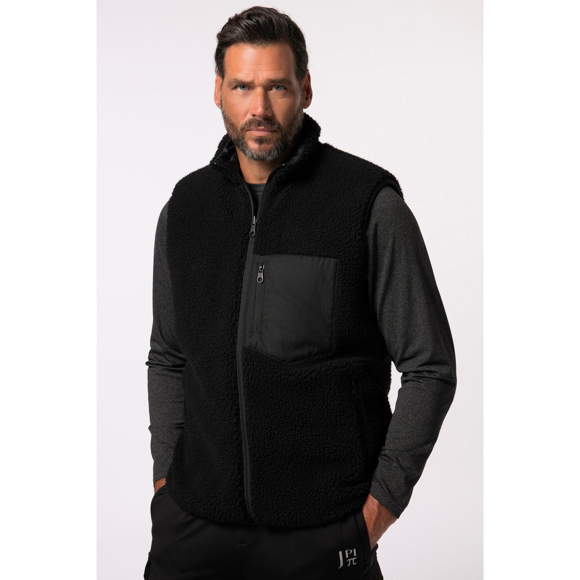 Męska Kamizelka dwustronna outdoorowa nylonowa/plusz do 7 XL