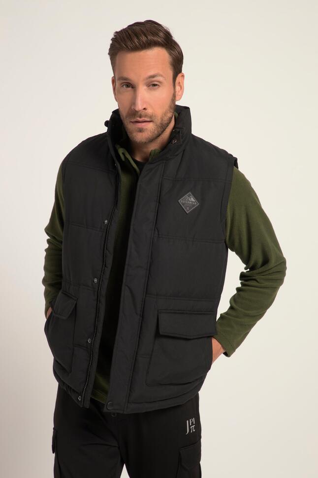 Męska Kamizelka trekkingowa outdoor stójka podszewka pluszowa