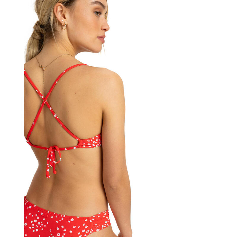 Stanik bikini typu bralette PT BEACH CLASSICS Czerwony Kobiety