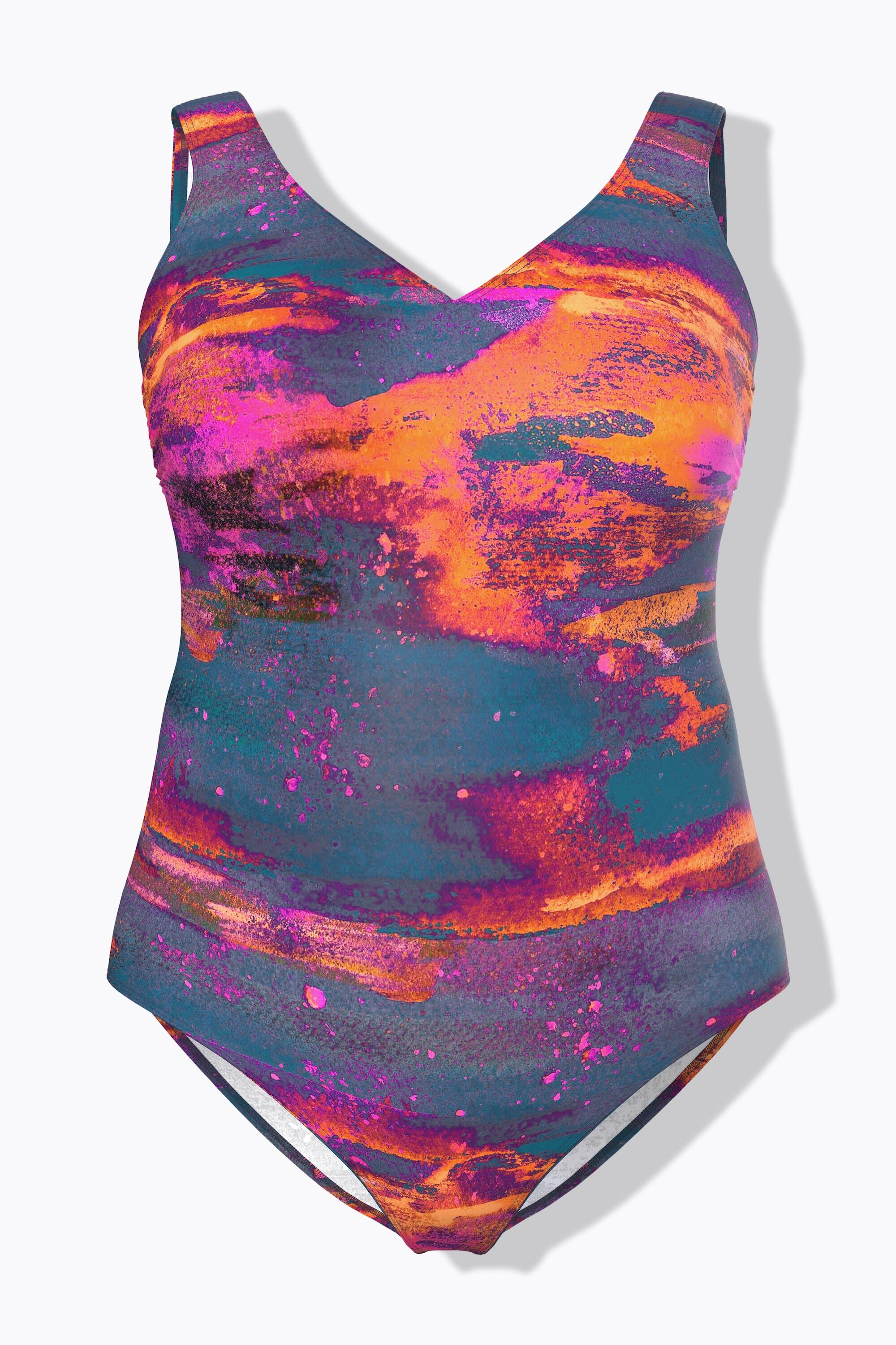 Femme Maillot de bain sans bonnets souples col V matière recyclée 6/7