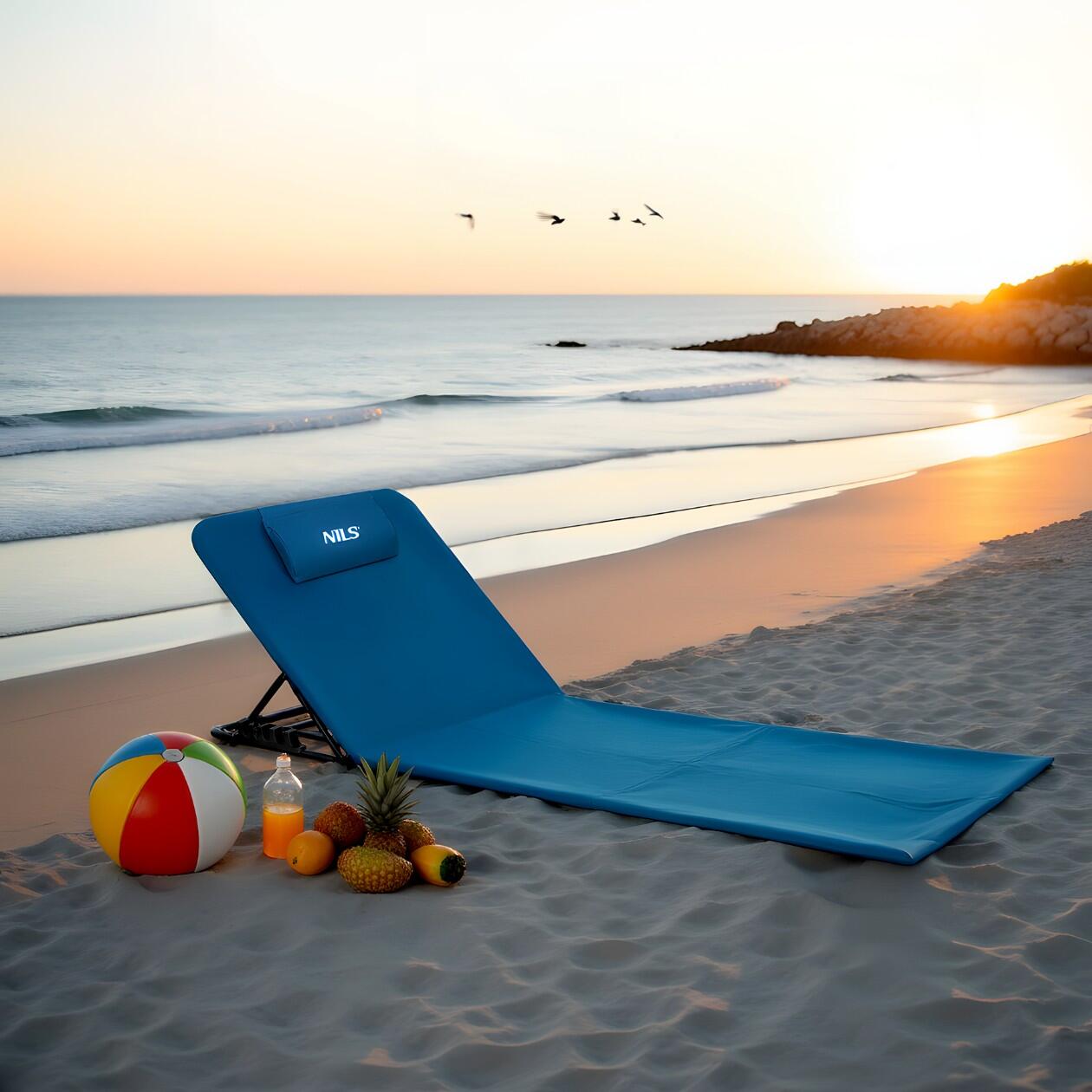 Strandmat met verstelbare rugleuning NC3015 NILS 4/7