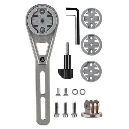 Support compteur vélo WEST BIKING YP0719438 titane, fixation sur guidon