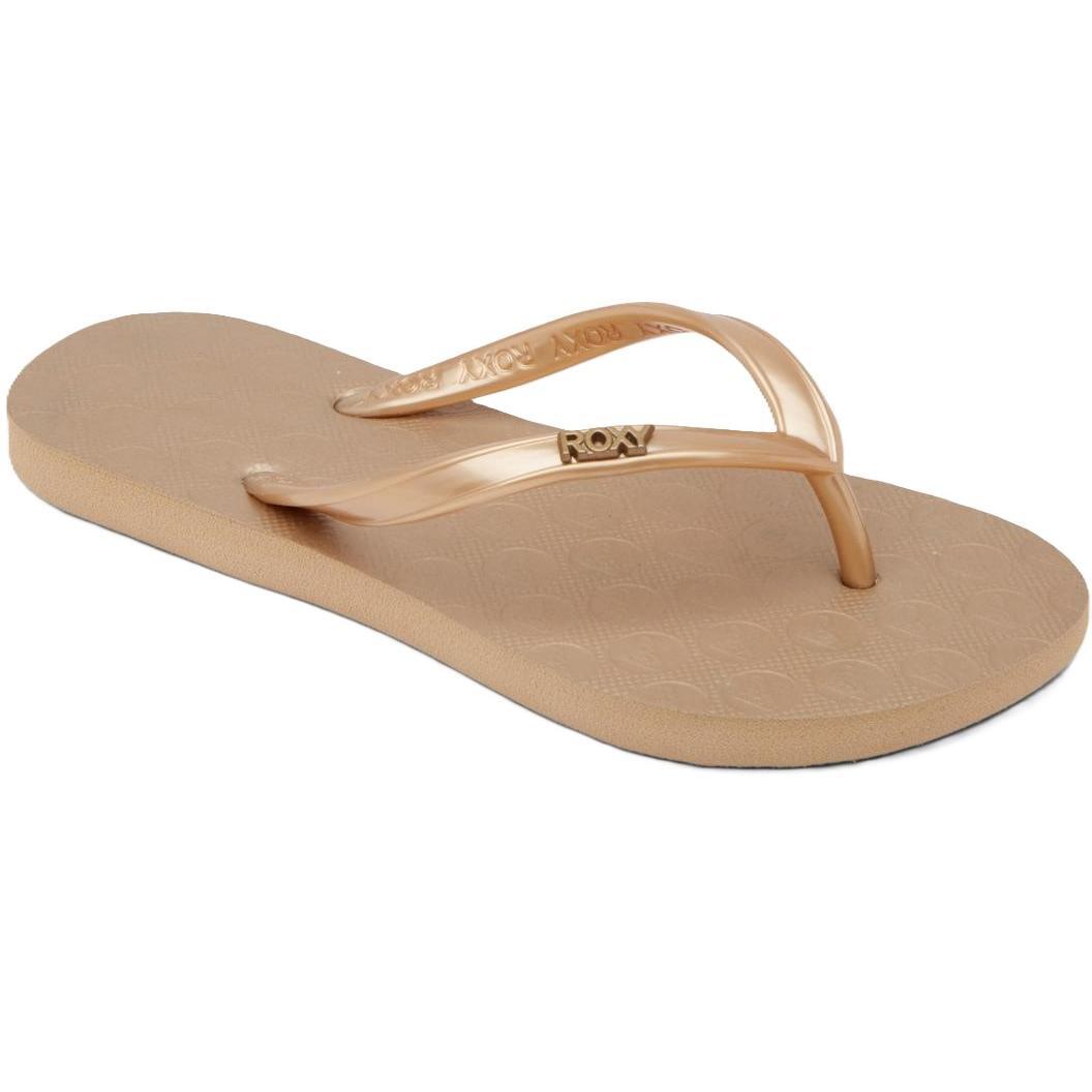 ROXY Roxy Viva VI Flip Flops-Gold