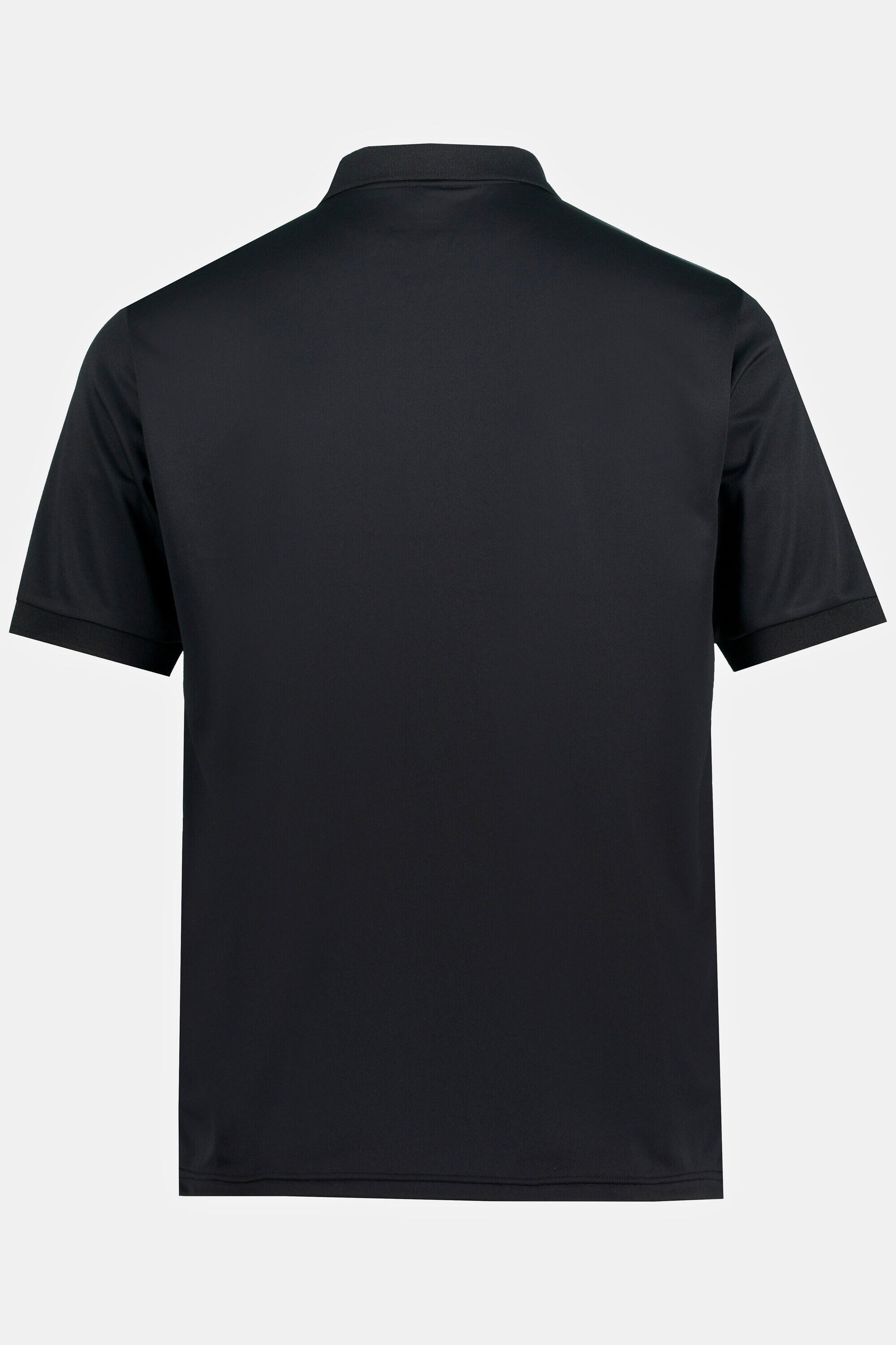 Herren Poloshirt Golf Zipper Halbarm Kontrast Details 11/13