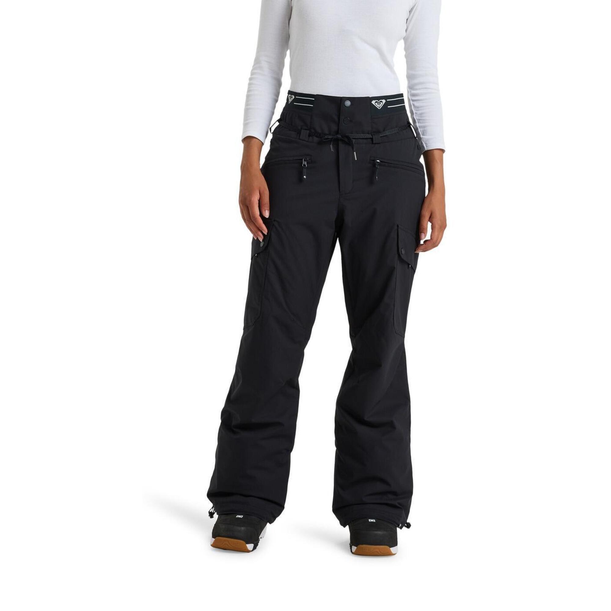 Roxy - Pantalon De Snow Passive Lines Noir Femme - Pantalon De Ski - Noir - Decathlon