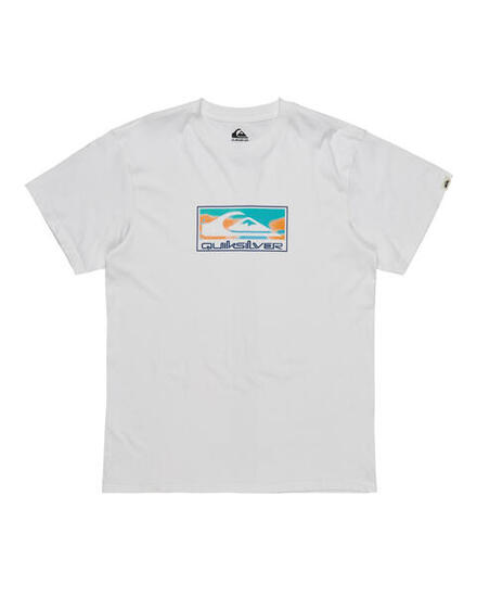 T-shirt à manches courtes EV GRADIENT BOX Blanc Homme