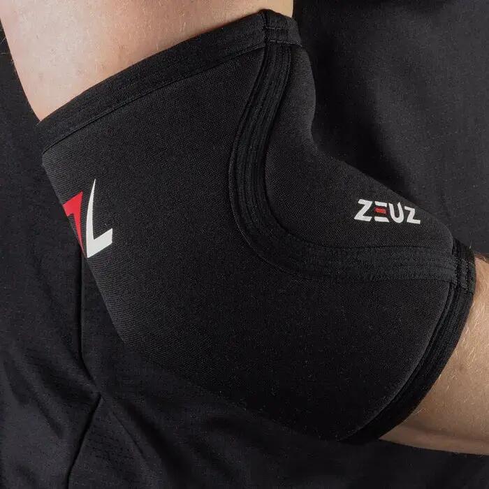 ZEUZ 1 Stuk Elleboog Brace – Elbow Sleeves Steun – 5 mm – Zwart – Maat XS 4/7