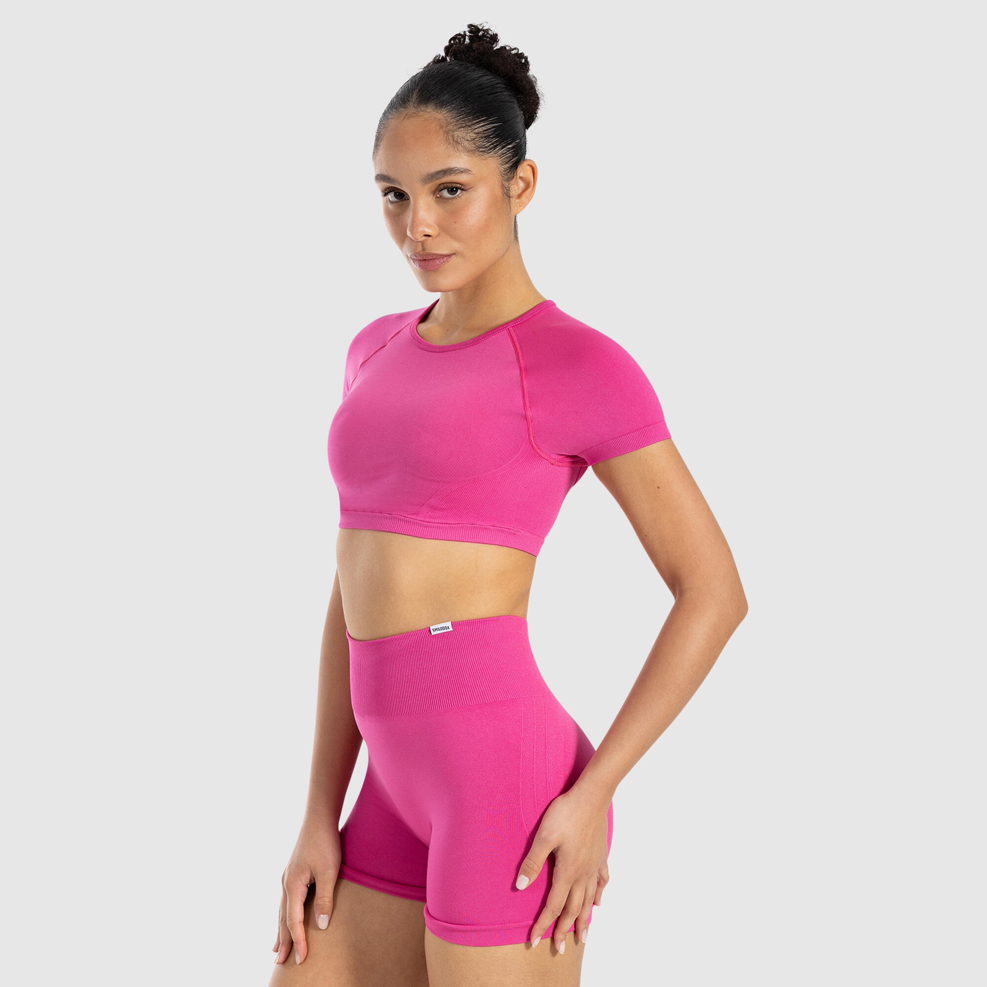 Damen Crop Shirt Soheli Pink 2/5