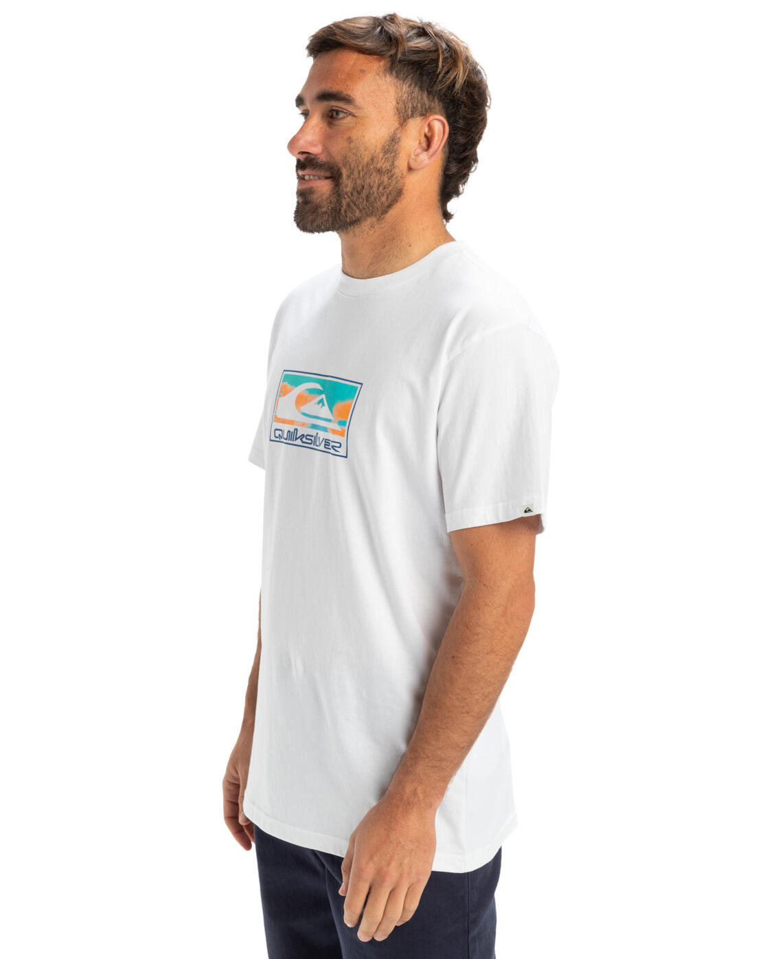 Maglia a maniche corte Quiksilver modello EQYZT08045-WBB0 per uomini 3/5