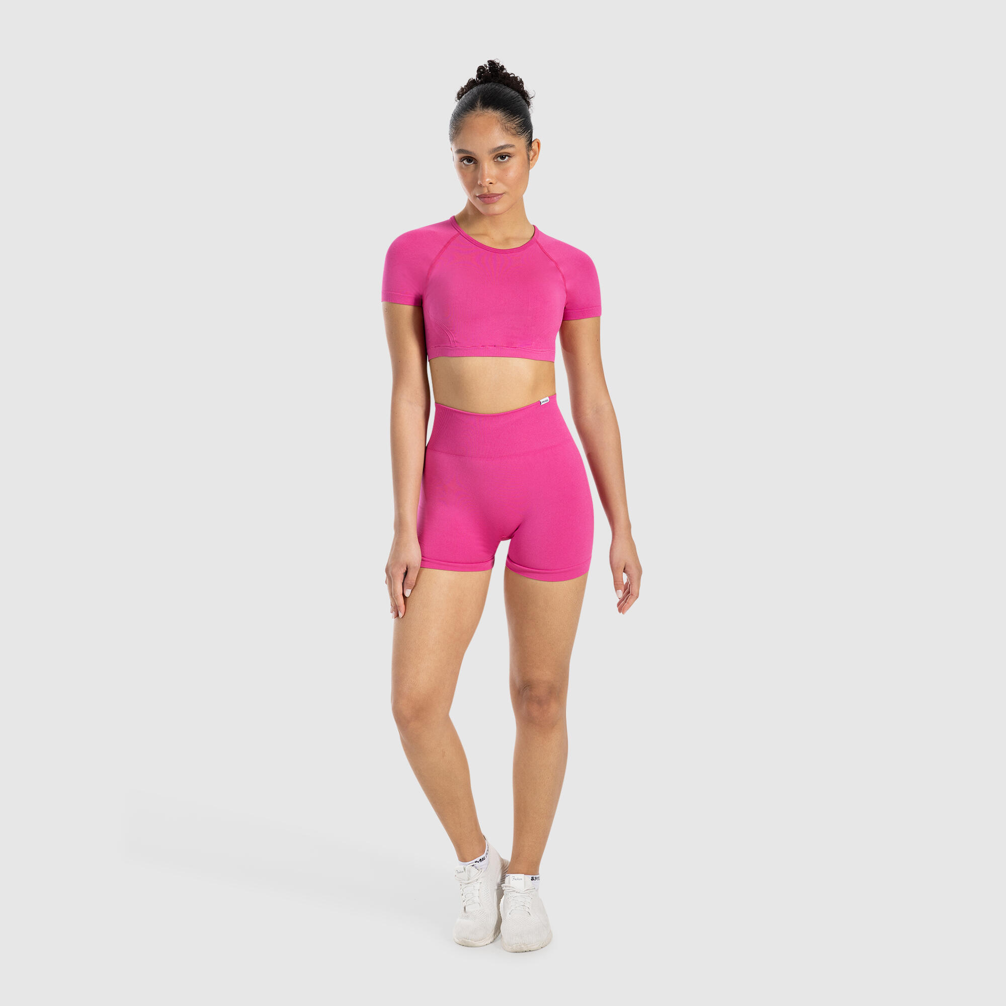 Damen Crop Shirt Soheli Pink 3/5