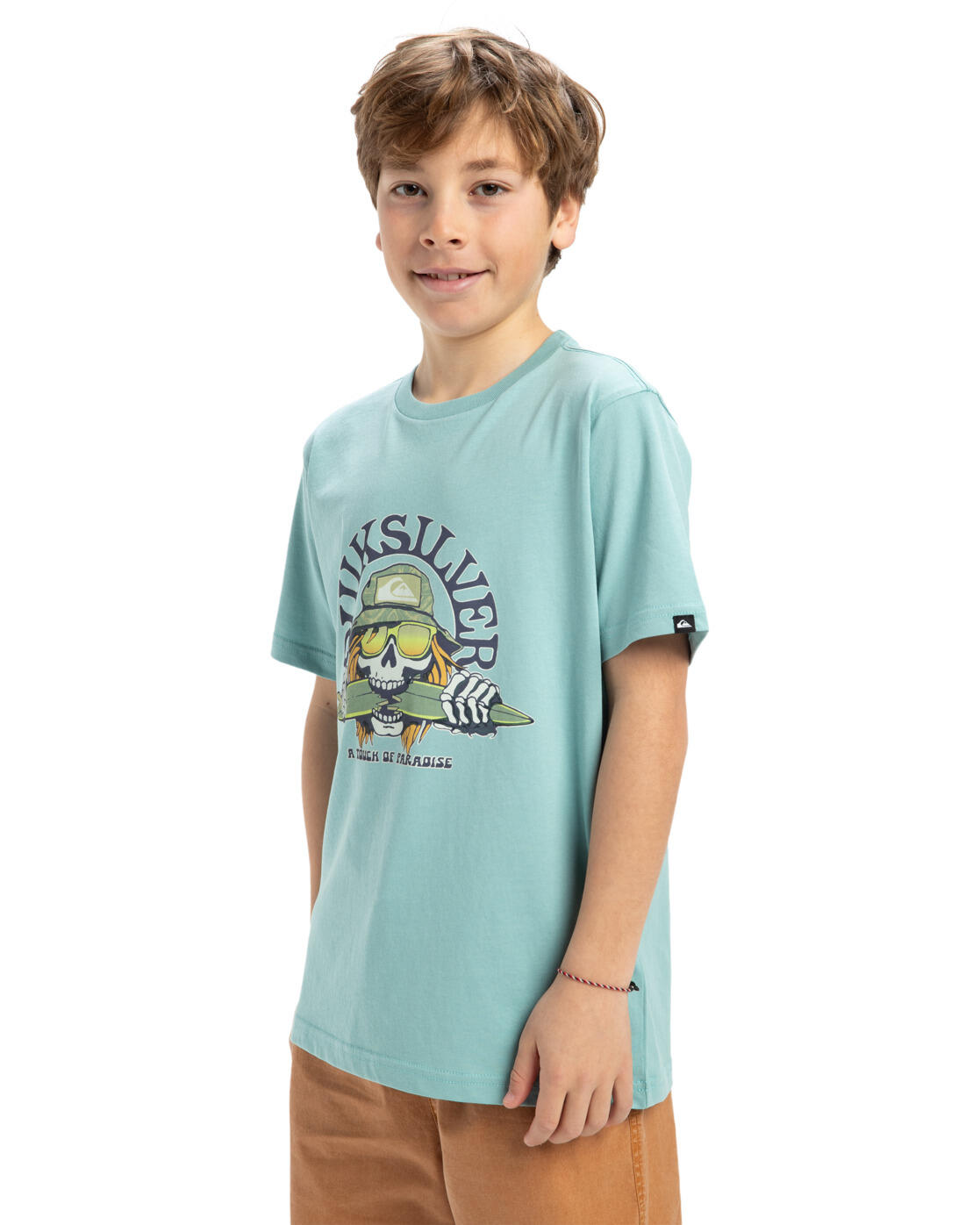 T-Shirt EV SKULL FEAST Blau Junge 3/4